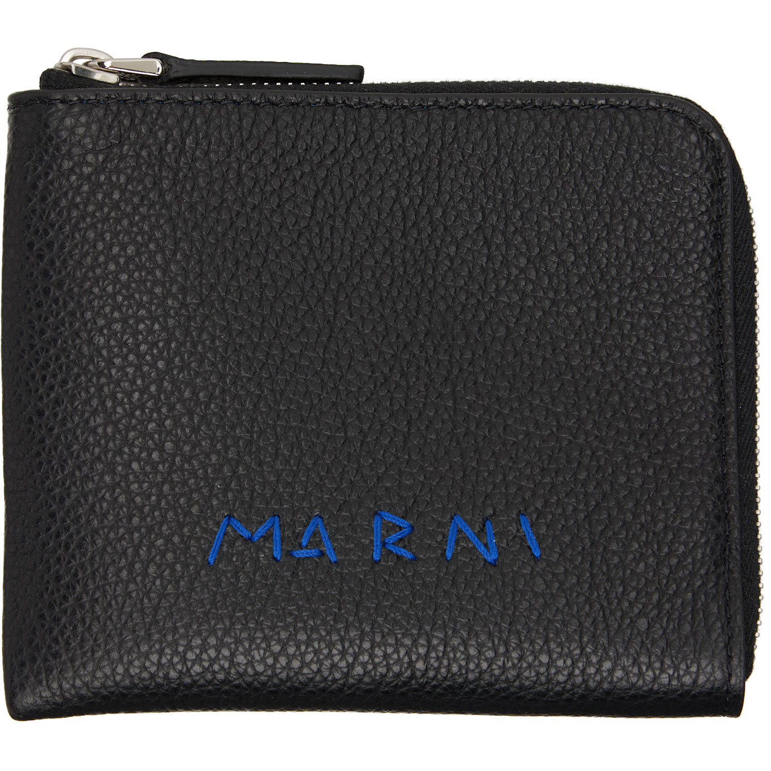 Marni Black Zip Around Wallet