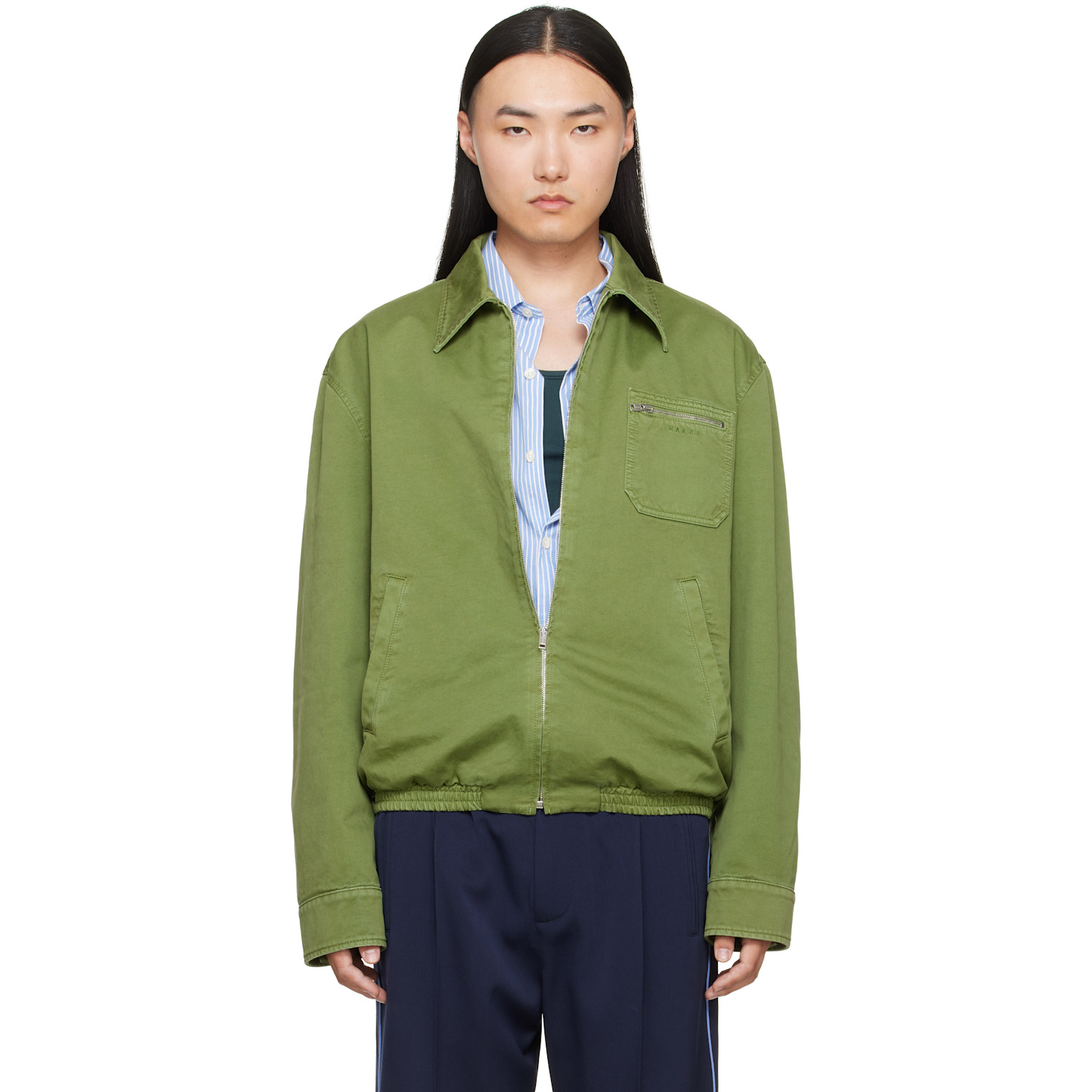 Marni Green Zip Jacket