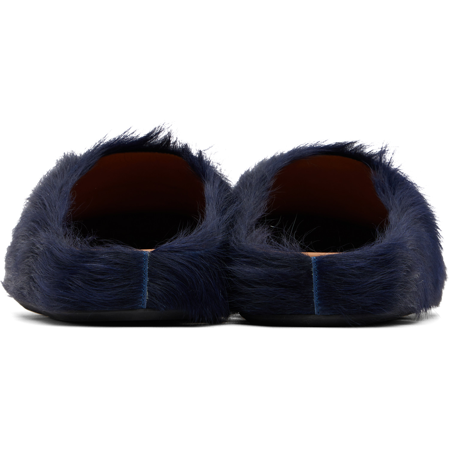  Marni Navy Fussbett Sabot Slip-on Loafers 