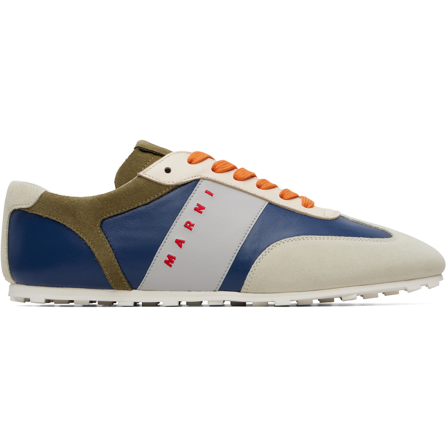 Marni Navy & Gray Softy Soccer Sneakers