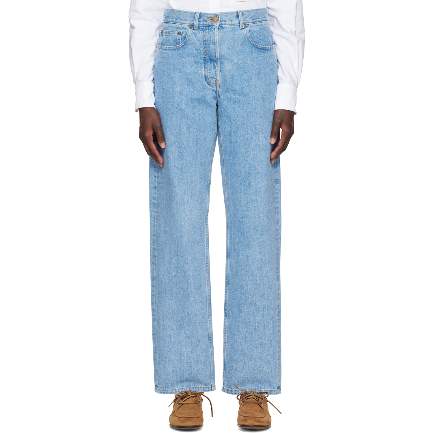 Thom Browne Blue Selvedge Denim Jeans