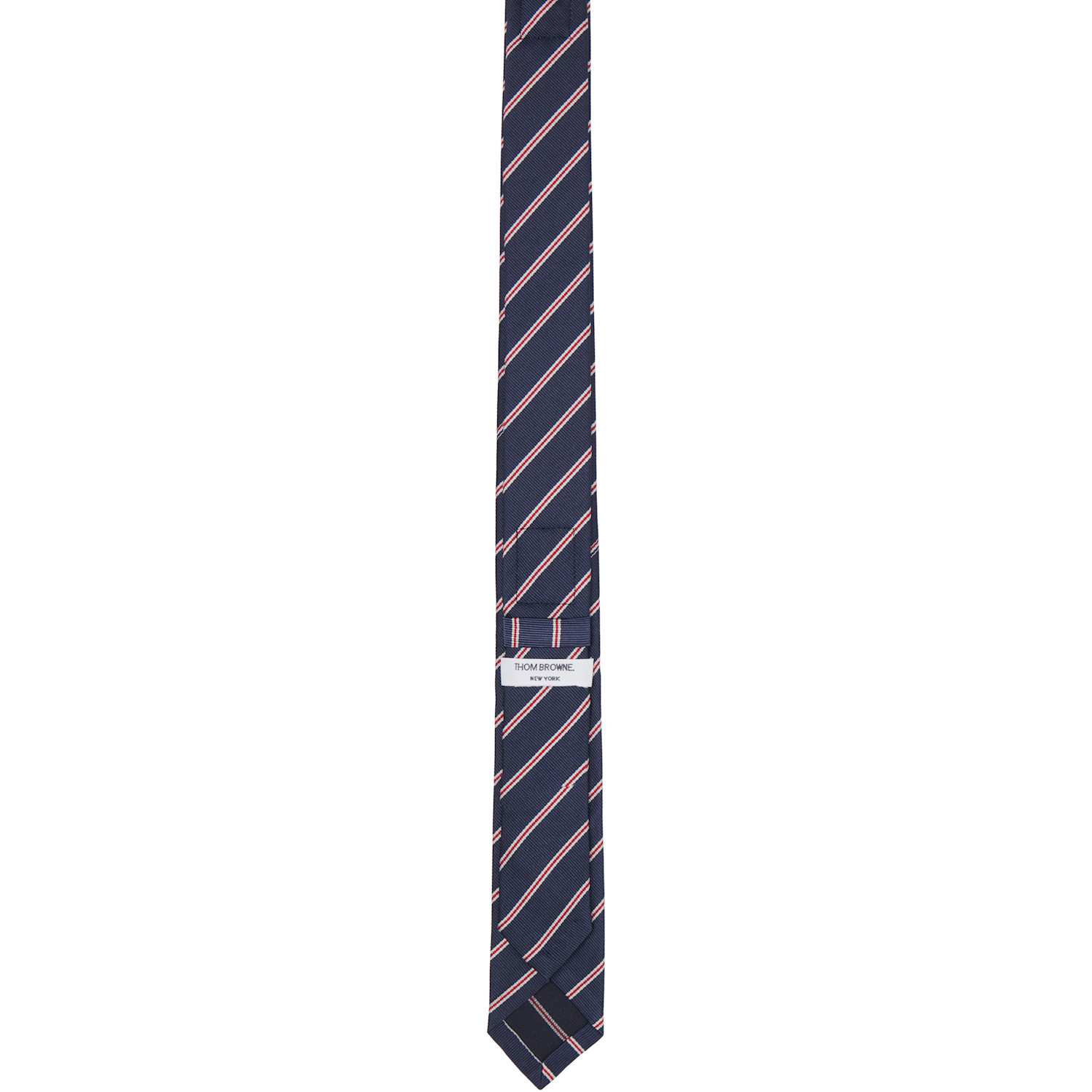  Thom Browne Navy Jacquard 'browne 65' Tie 