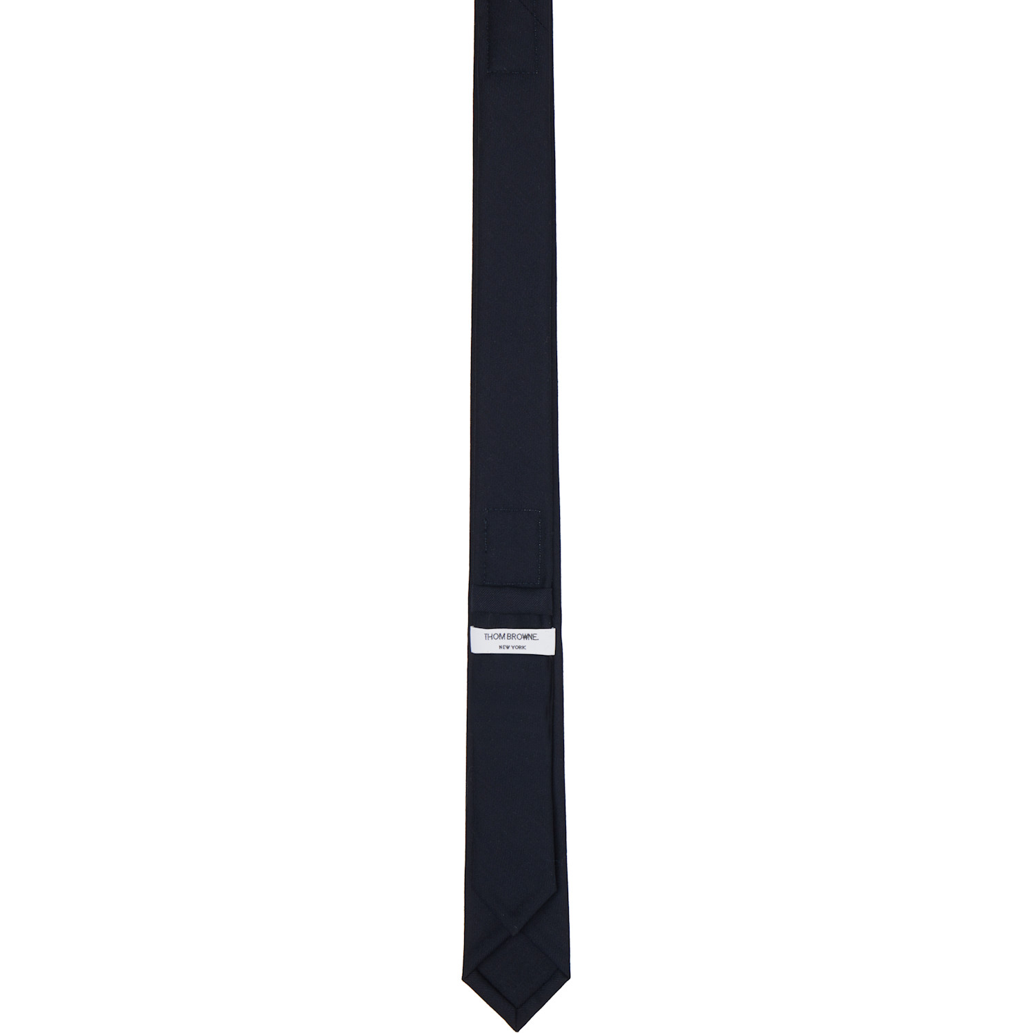  Thom Browne Navy Twill Classic Tie 