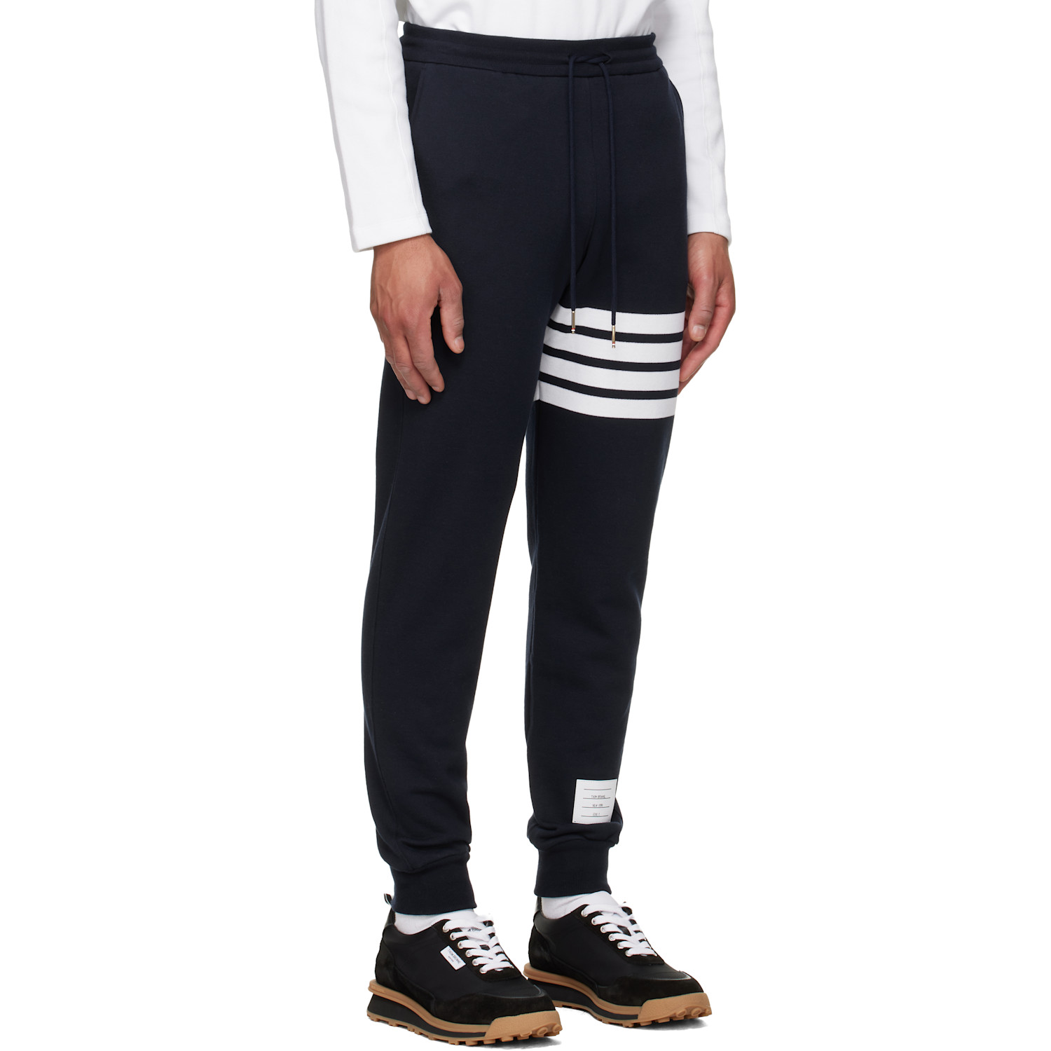  Thom Browne Navy Classic Loopback 4-bar Sweatpants 
