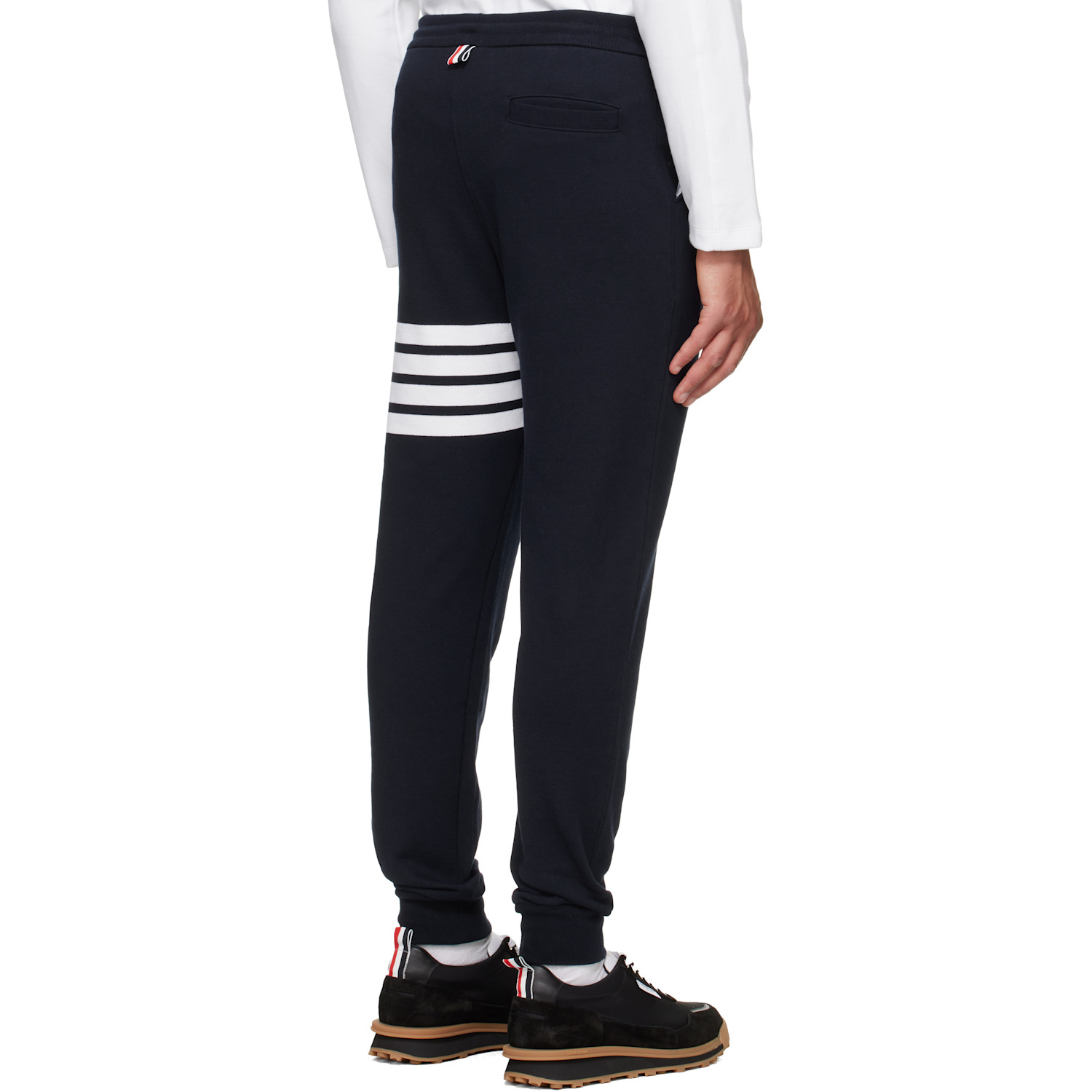  Thom Browne Navy Classic Loopback 4-bar Sweatpants 