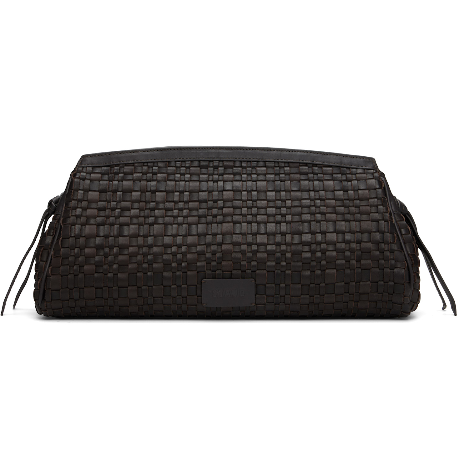 Staud Brown Maude Soft Clutch