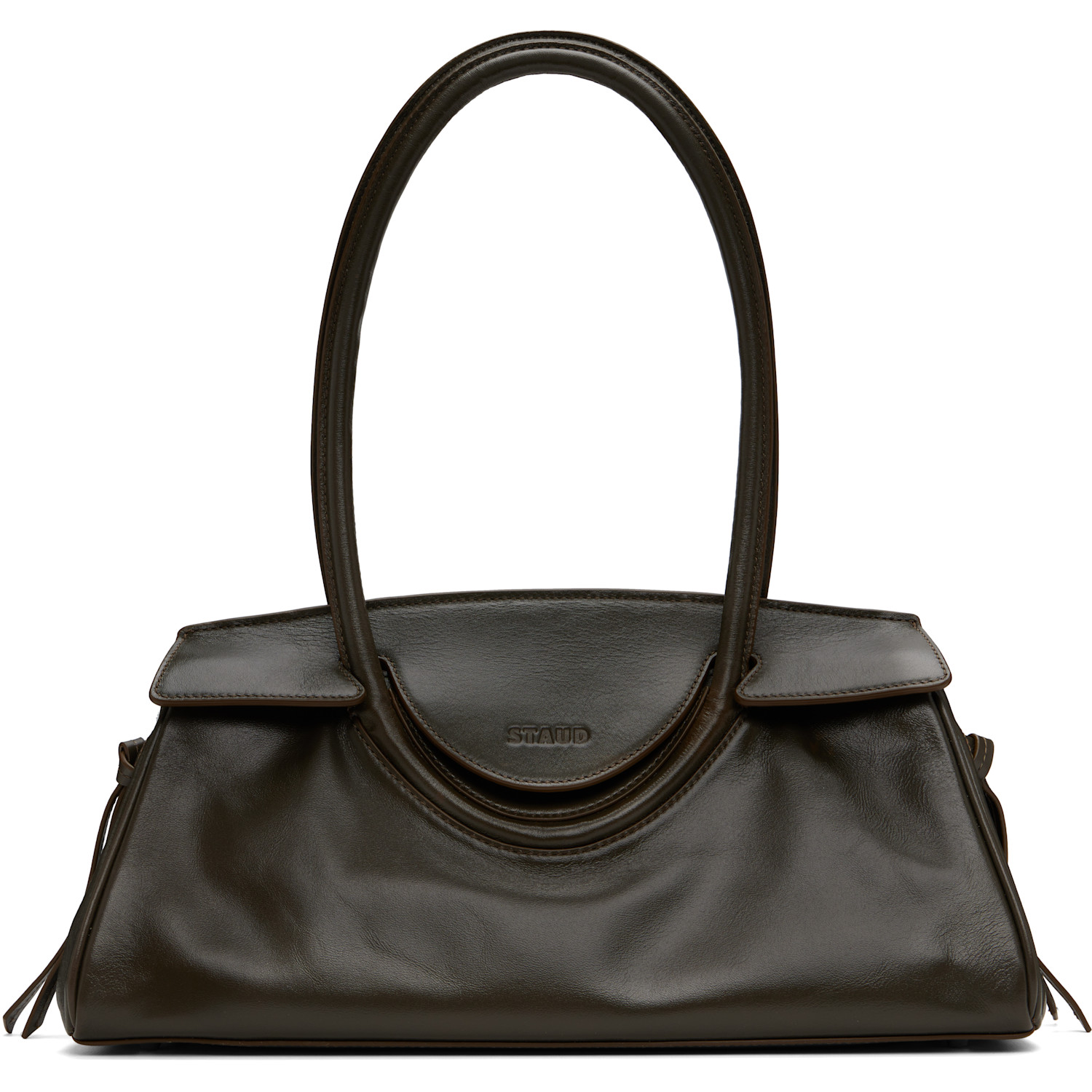 Staud Taupe Maude Shoulder Bag