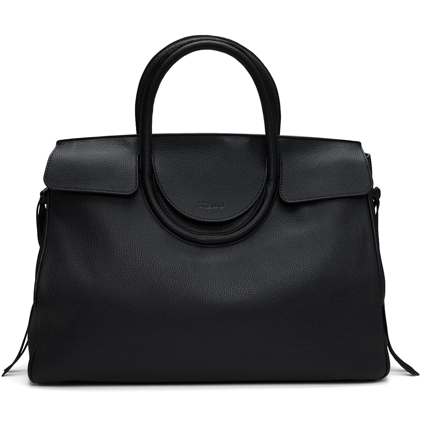 Staud Black Maude Carryall Tote