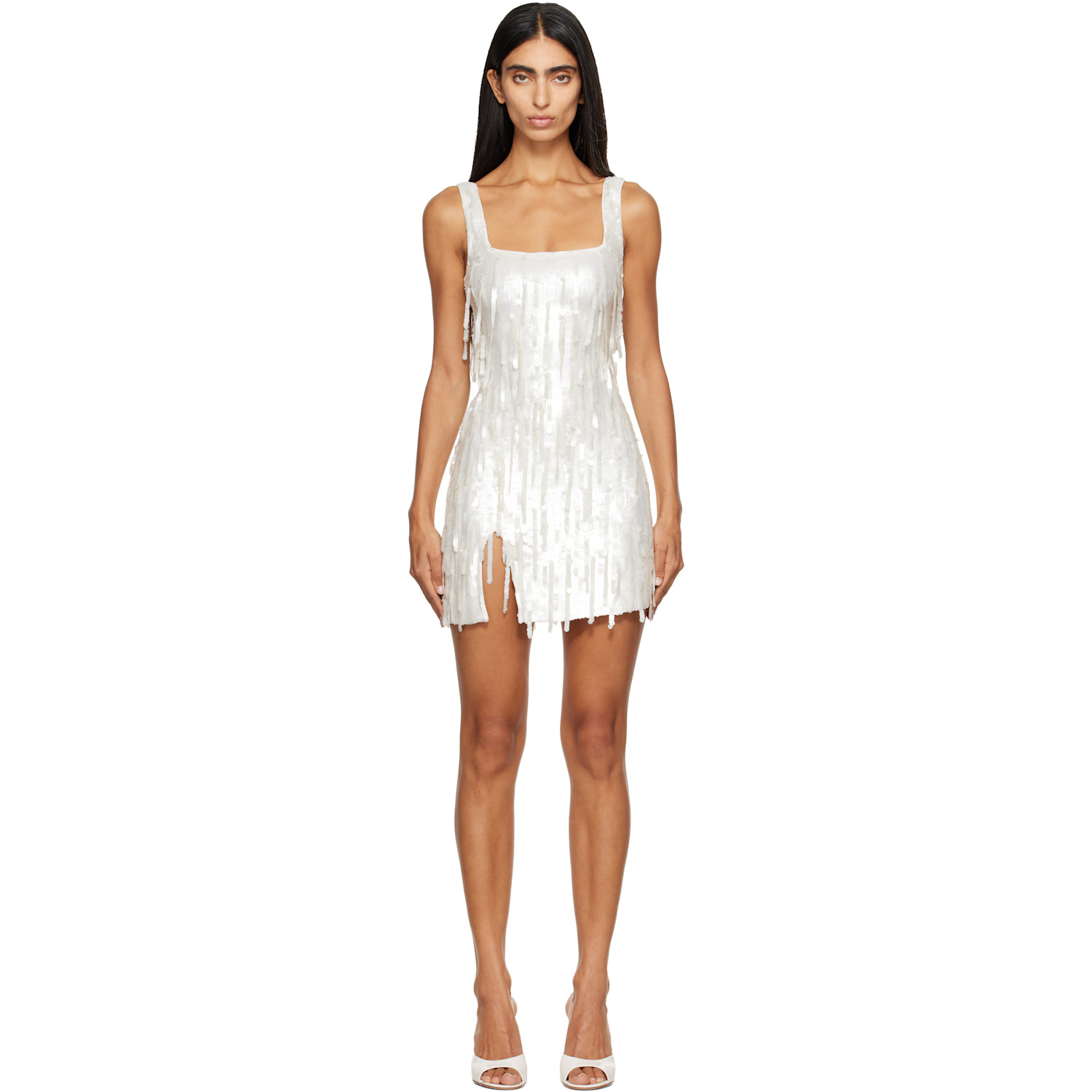 Staud White 'Le Sable' Minidress