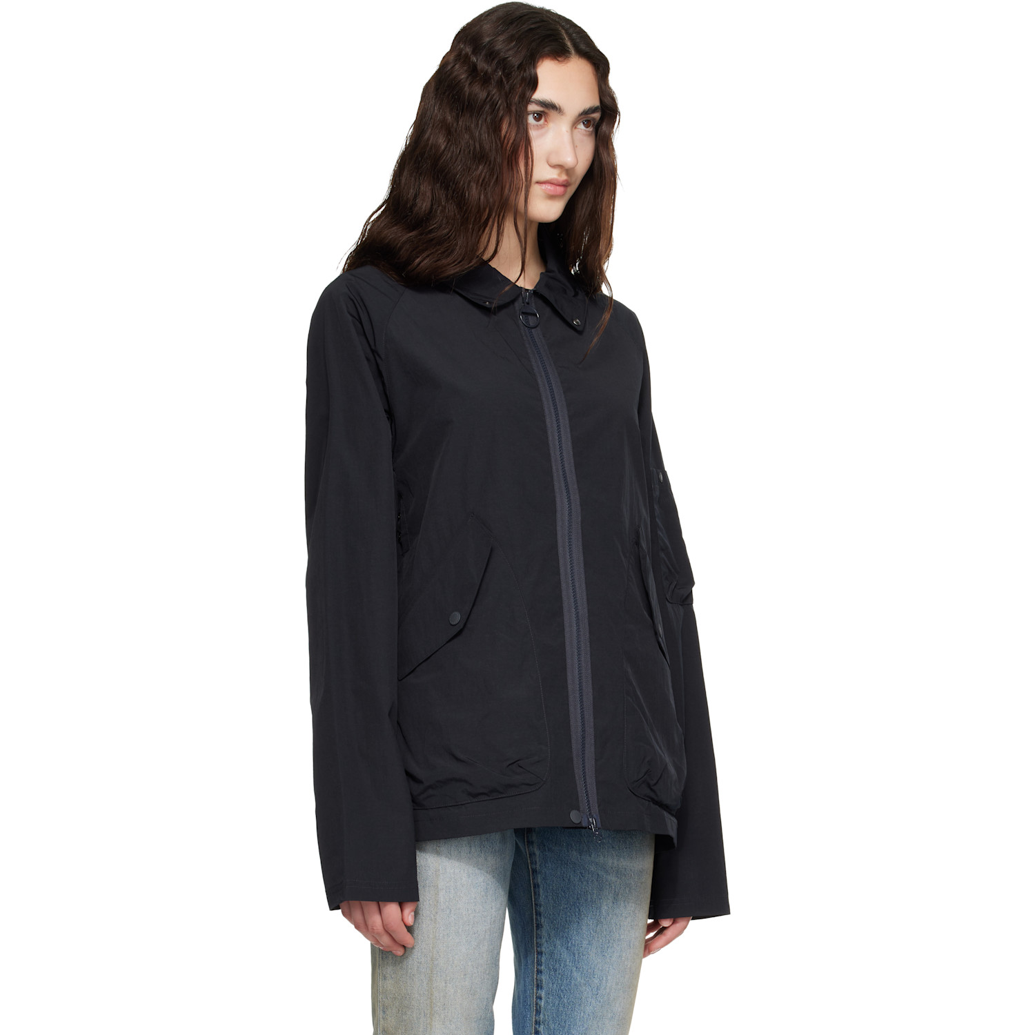  Barbour Navy Re-engineered Endurance Casual Jacket 
