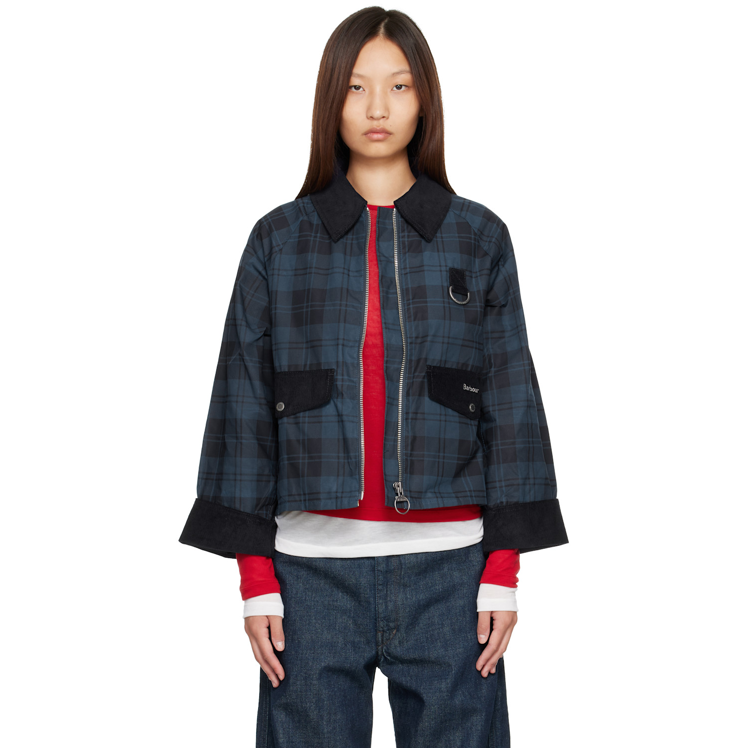 Barbour Navy Baiton Casual Jacket