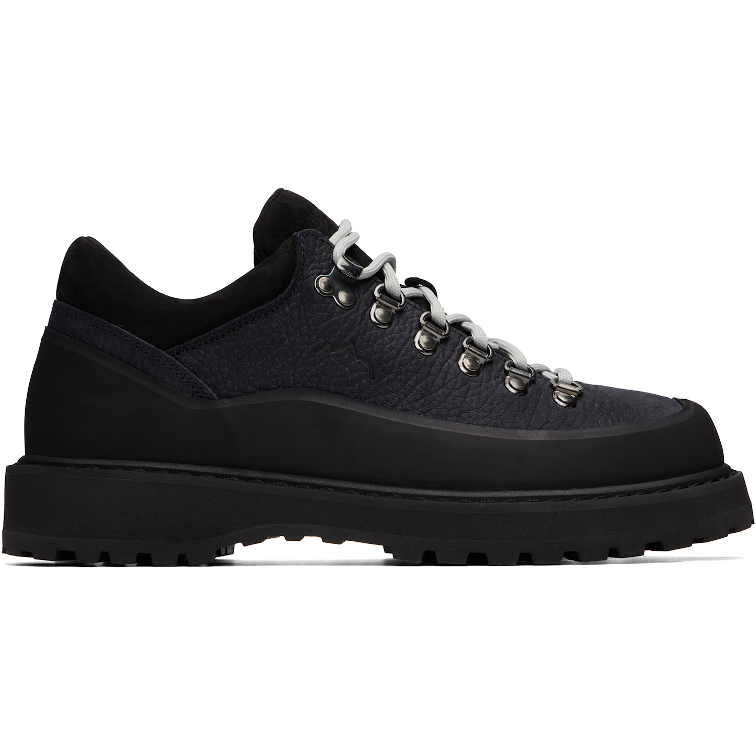 Diemme Black Cornaro Gomma Leather Boots