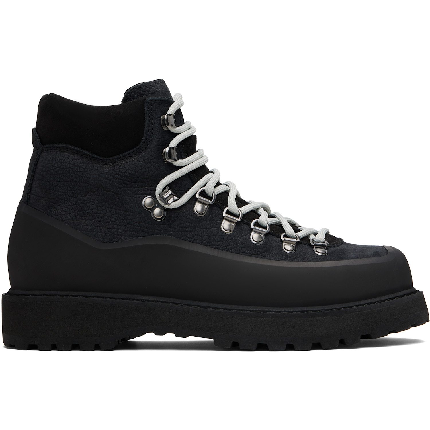 Diemme Black Roccia Vet Gomma Leather Boots