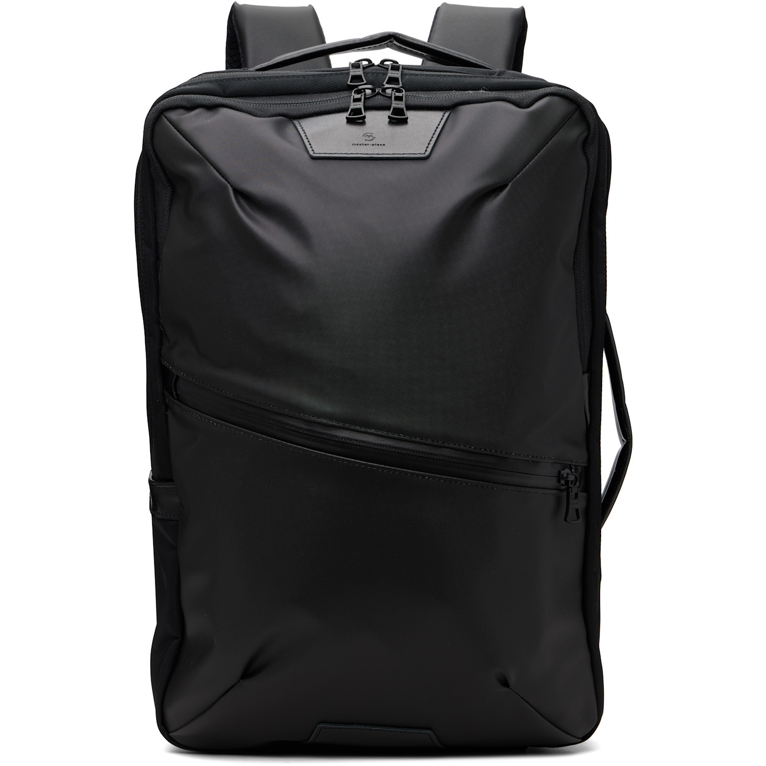 Master-piece Black Progress Coating Ver. 2way Backpack