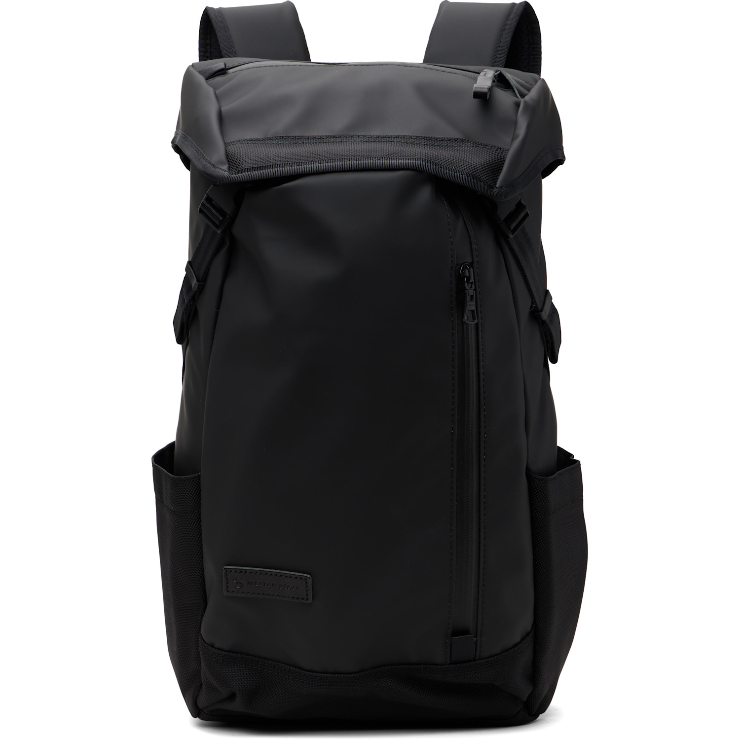 Master-piece Black Slick Flap Backpack