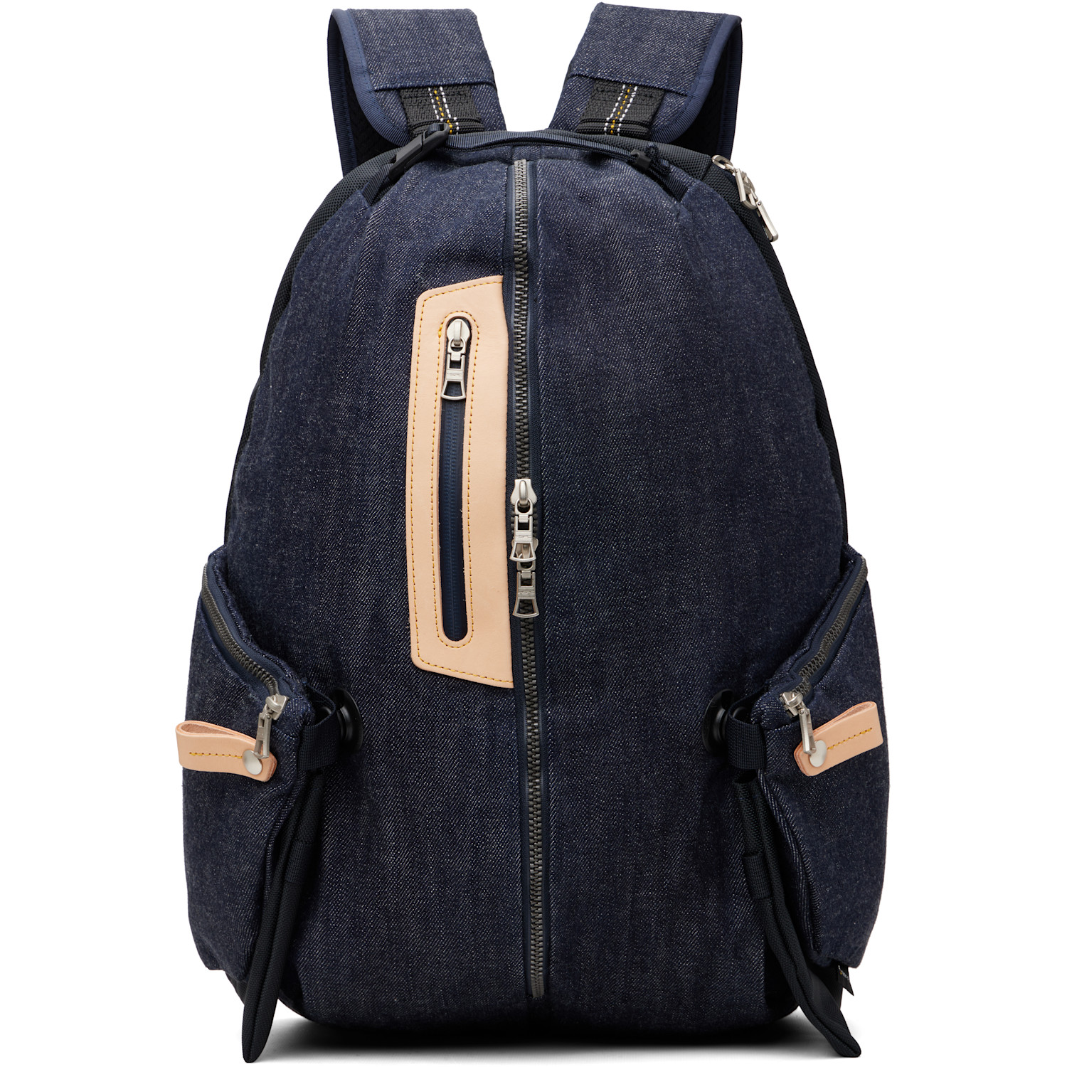 Master-piece Indigo Fullcount Edition Collaboration Series Denim Backpack