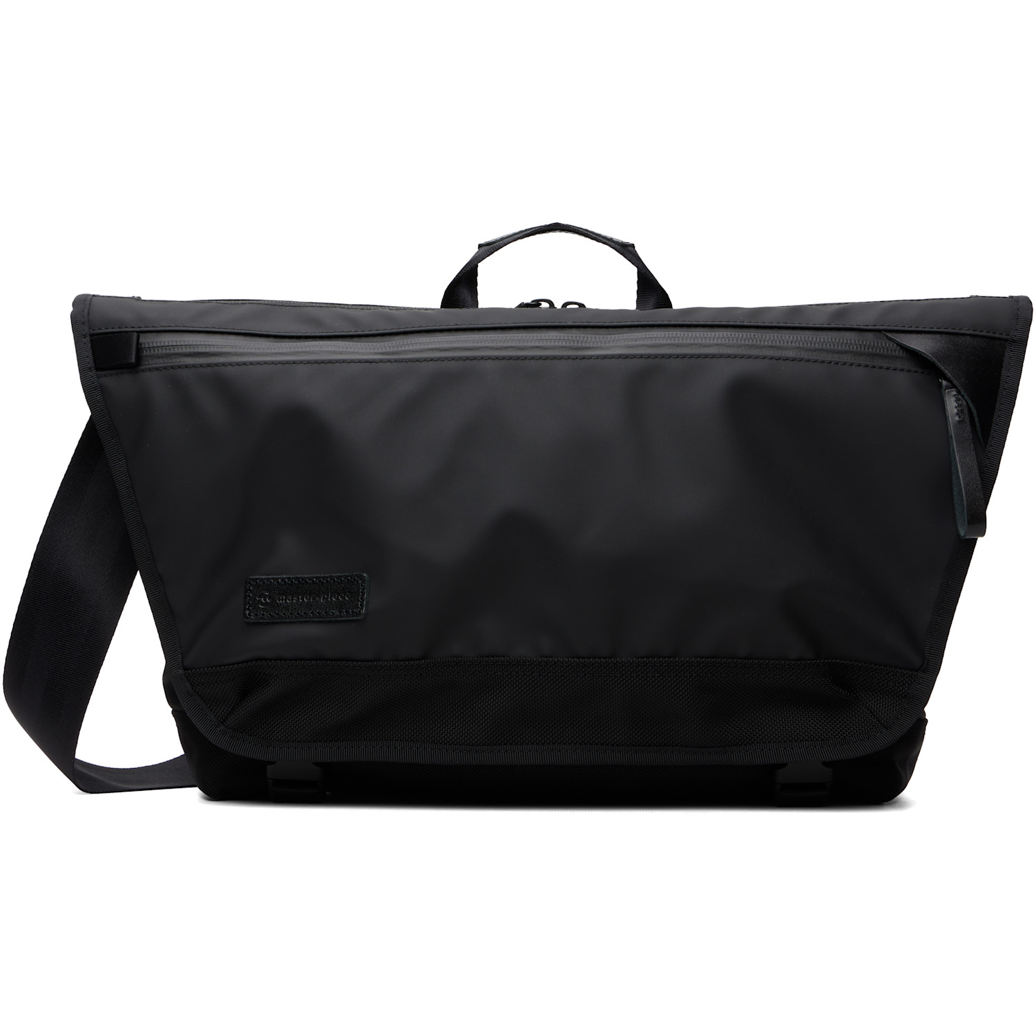 Master-piece Black Slick Messenger Bag