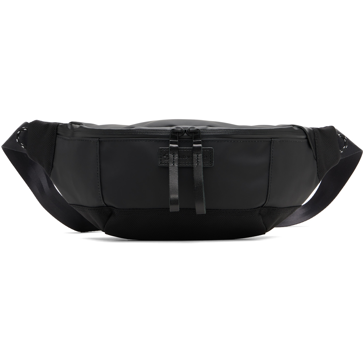 Master-piece Black Slick Waist Belt Bag