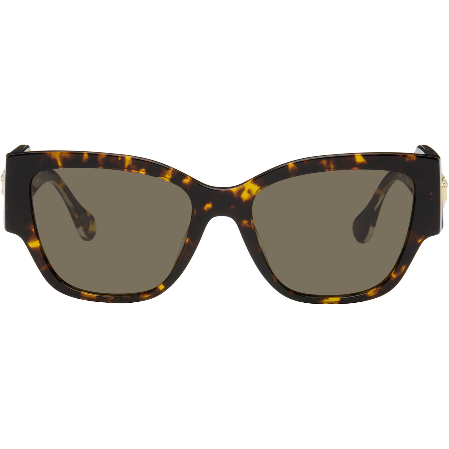 Versace Brown Tortoiseshell Sunglasses