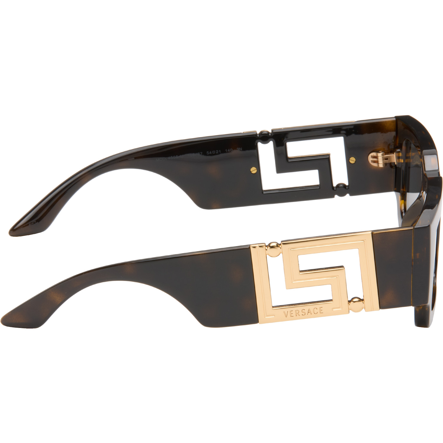  Versace Brown Greca Sunglasses 