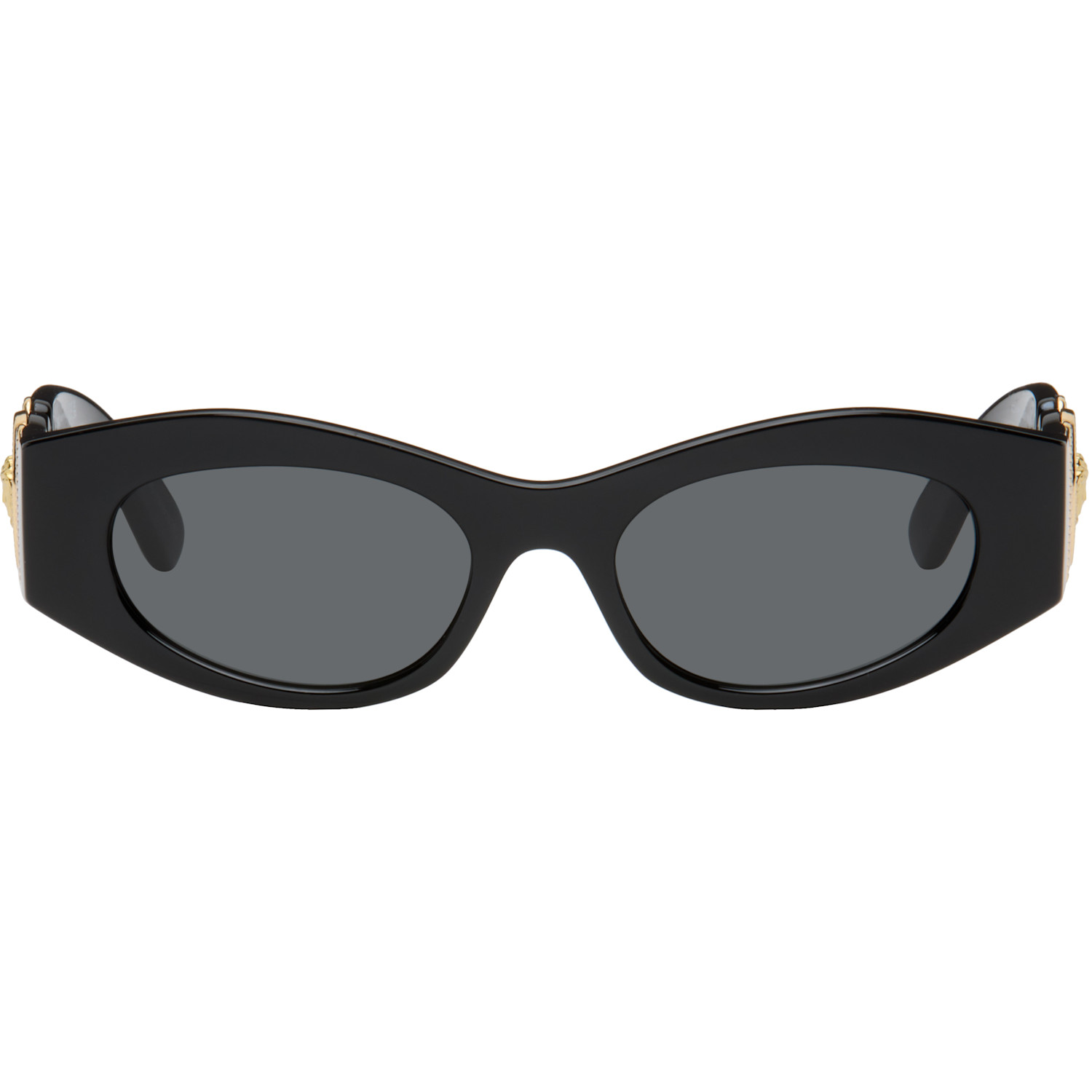 Versace Black Medusa Biggie Butterfly Sunglasses