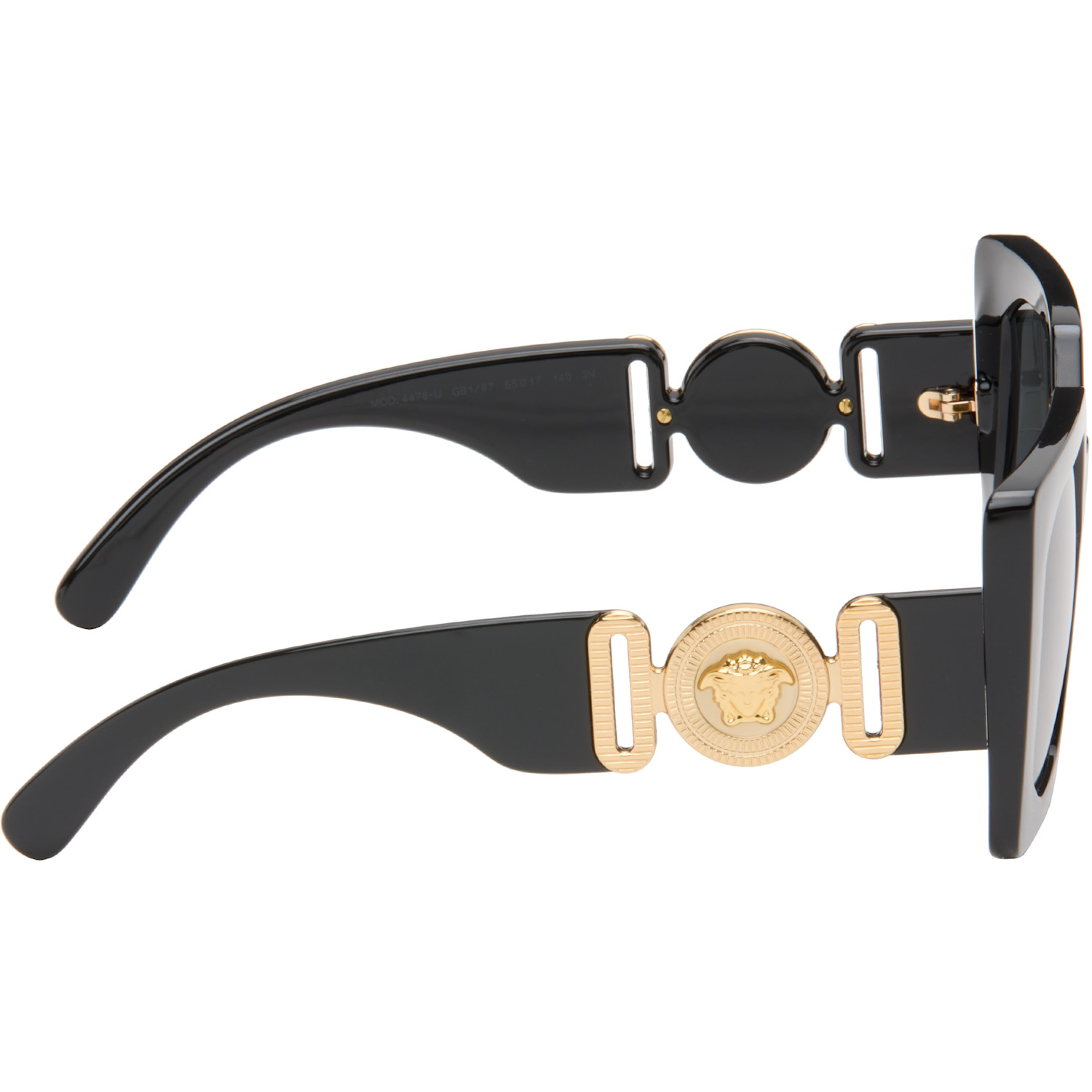  Versace Black Medusa Biggie Maxi Sunglasses 