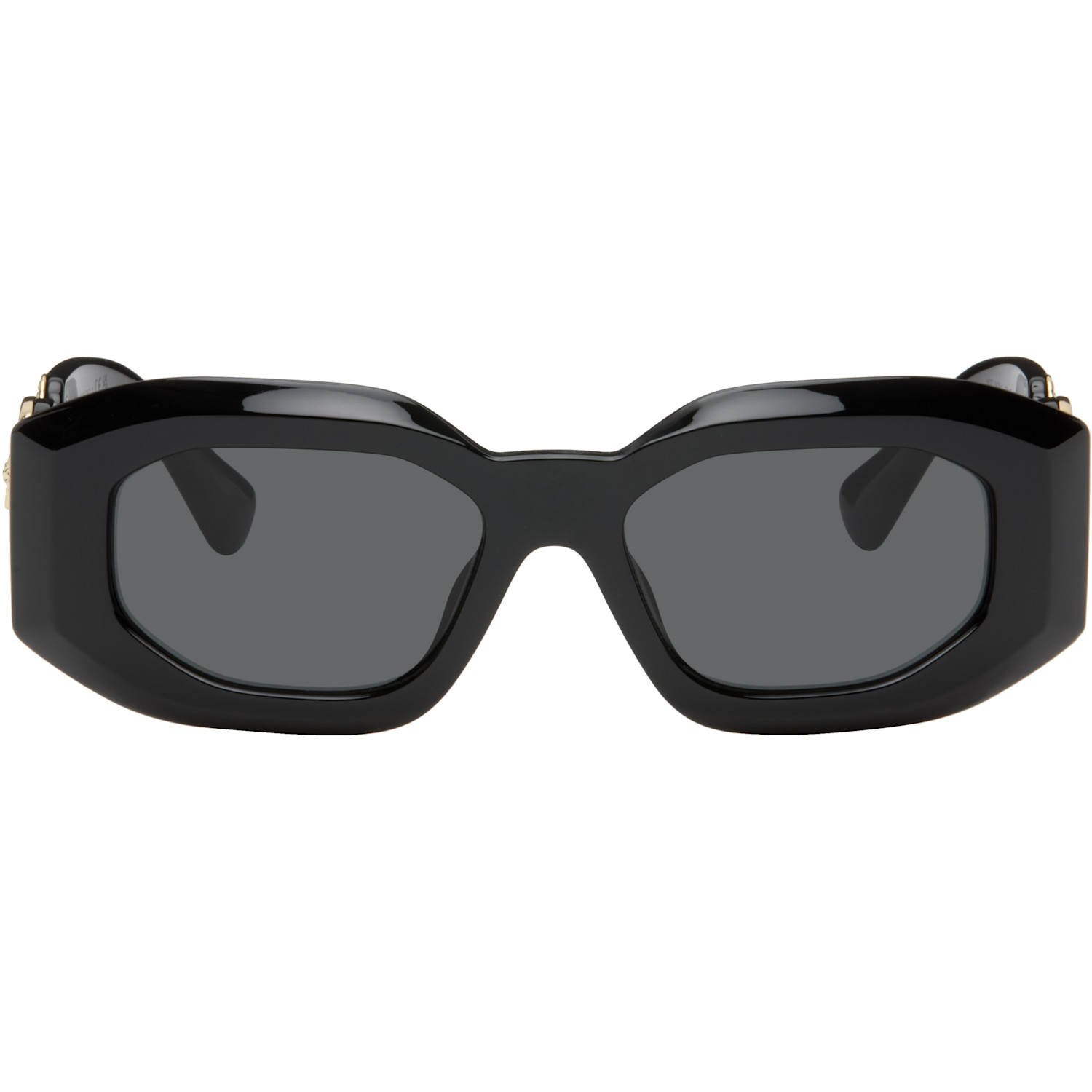 Versace Black Maxi Medusa Biggie Sunglasses
