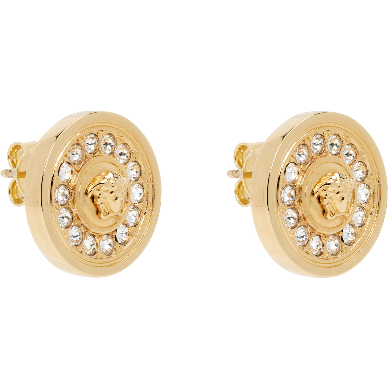  Versace Medusa Crystal Earrings 