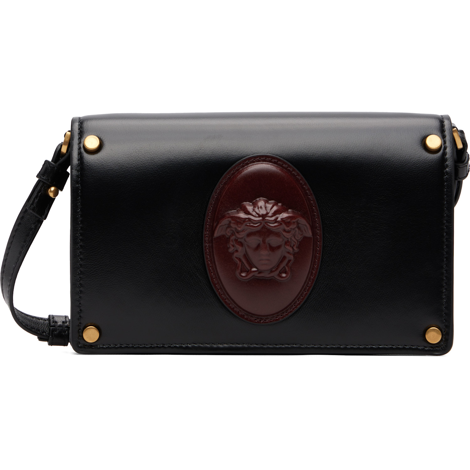 Versace Black Lou Nappa Mini Bag