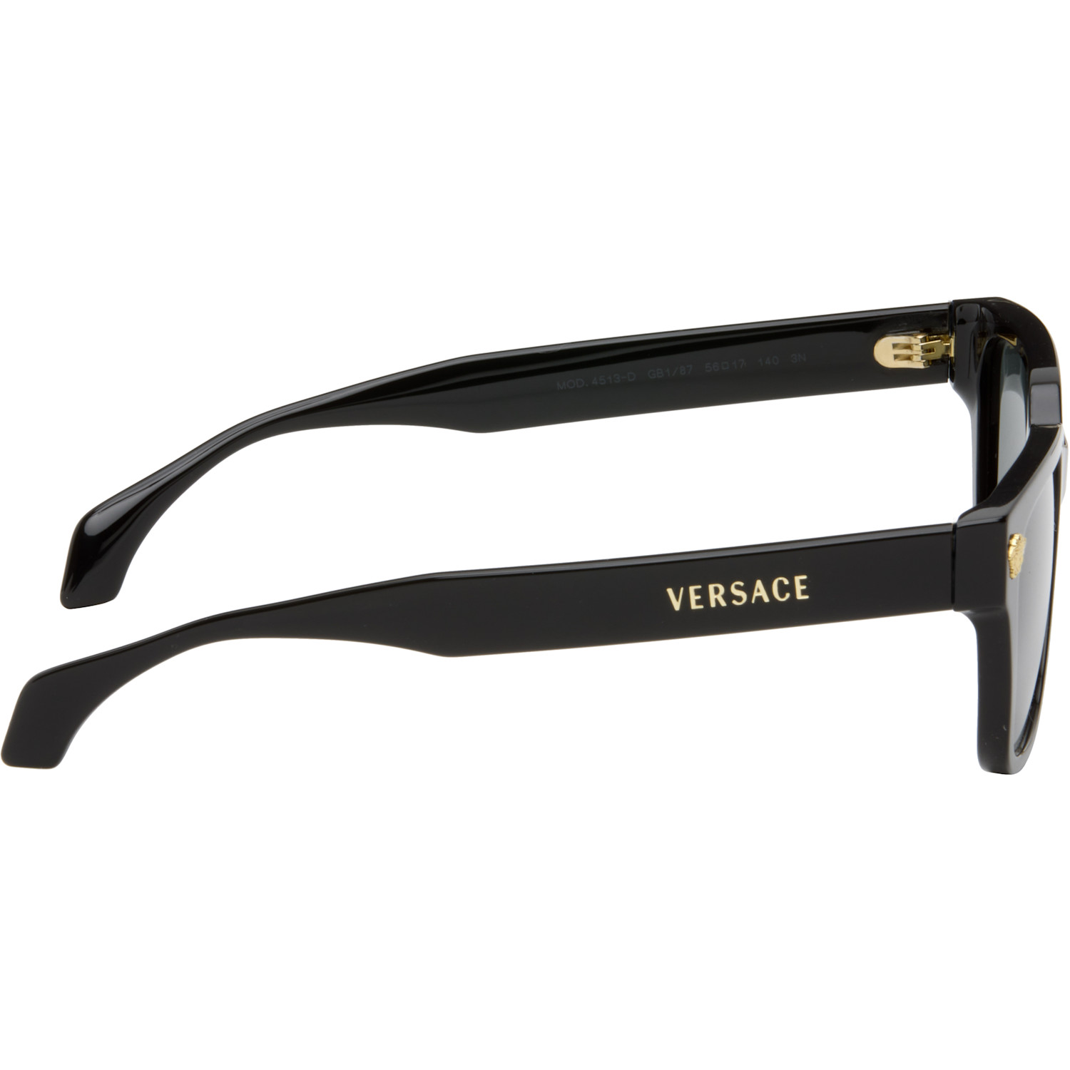  Versace Black Medusa Sunglasses 