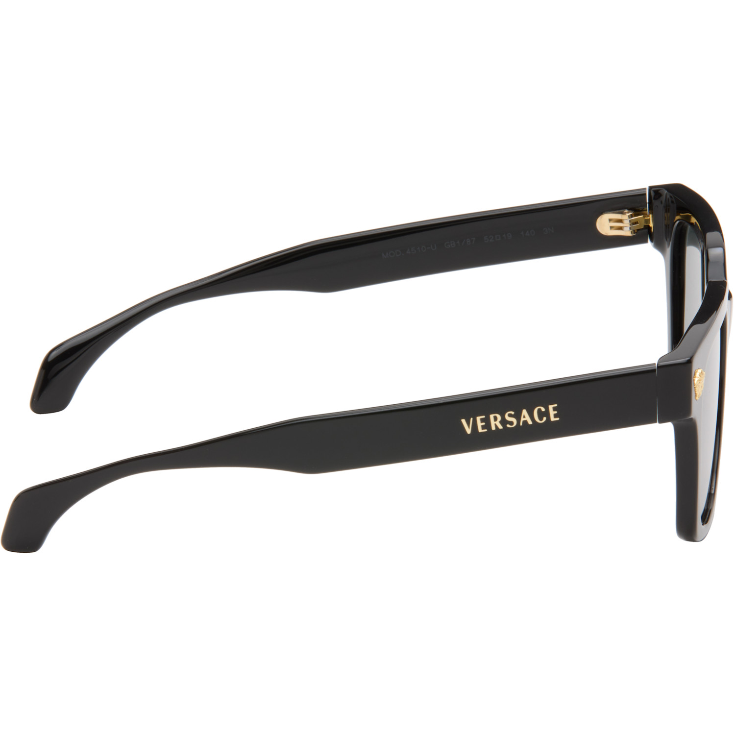  Versace Black Medusa Sunglasses 