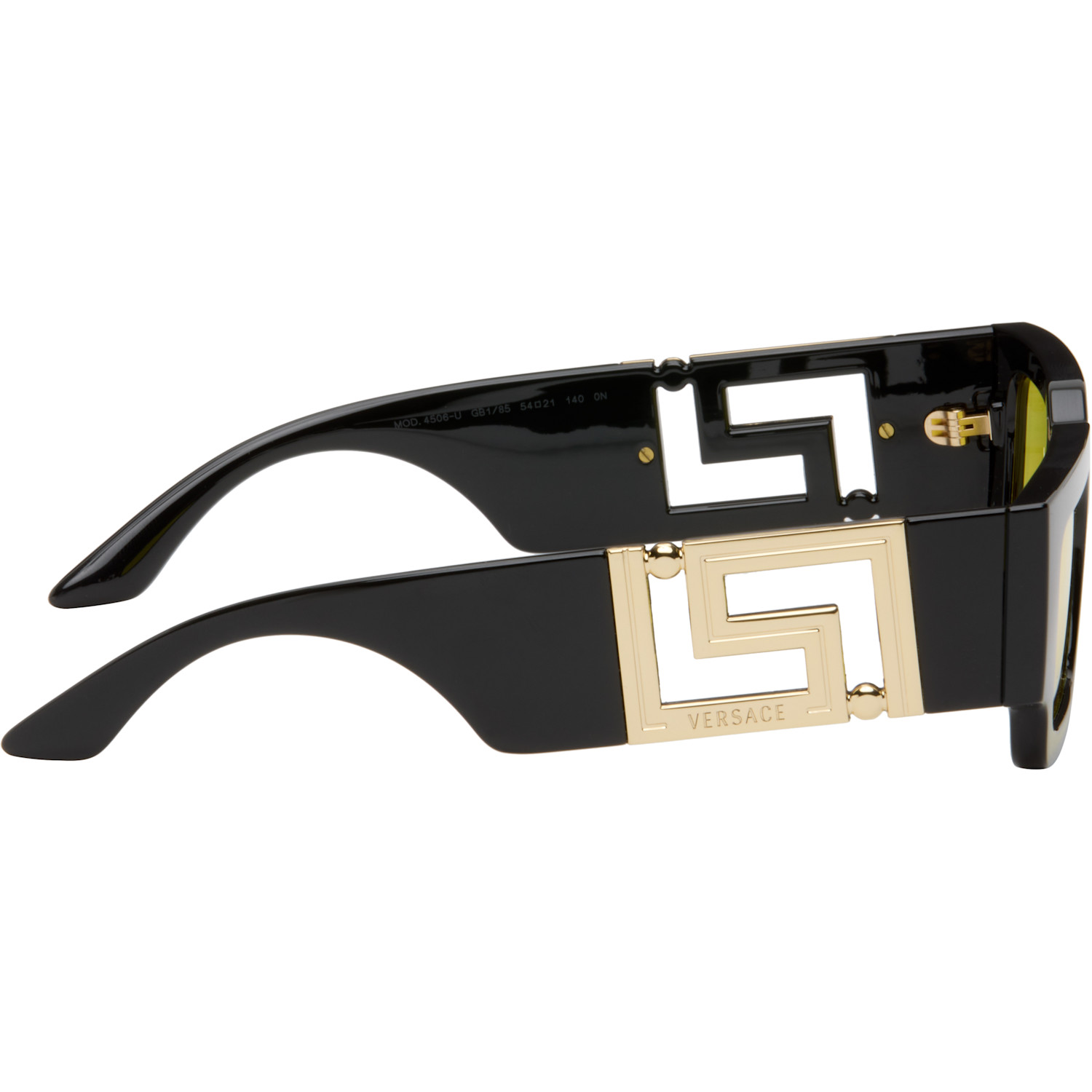  Versace Black Greca Maxi Sunglasses 
