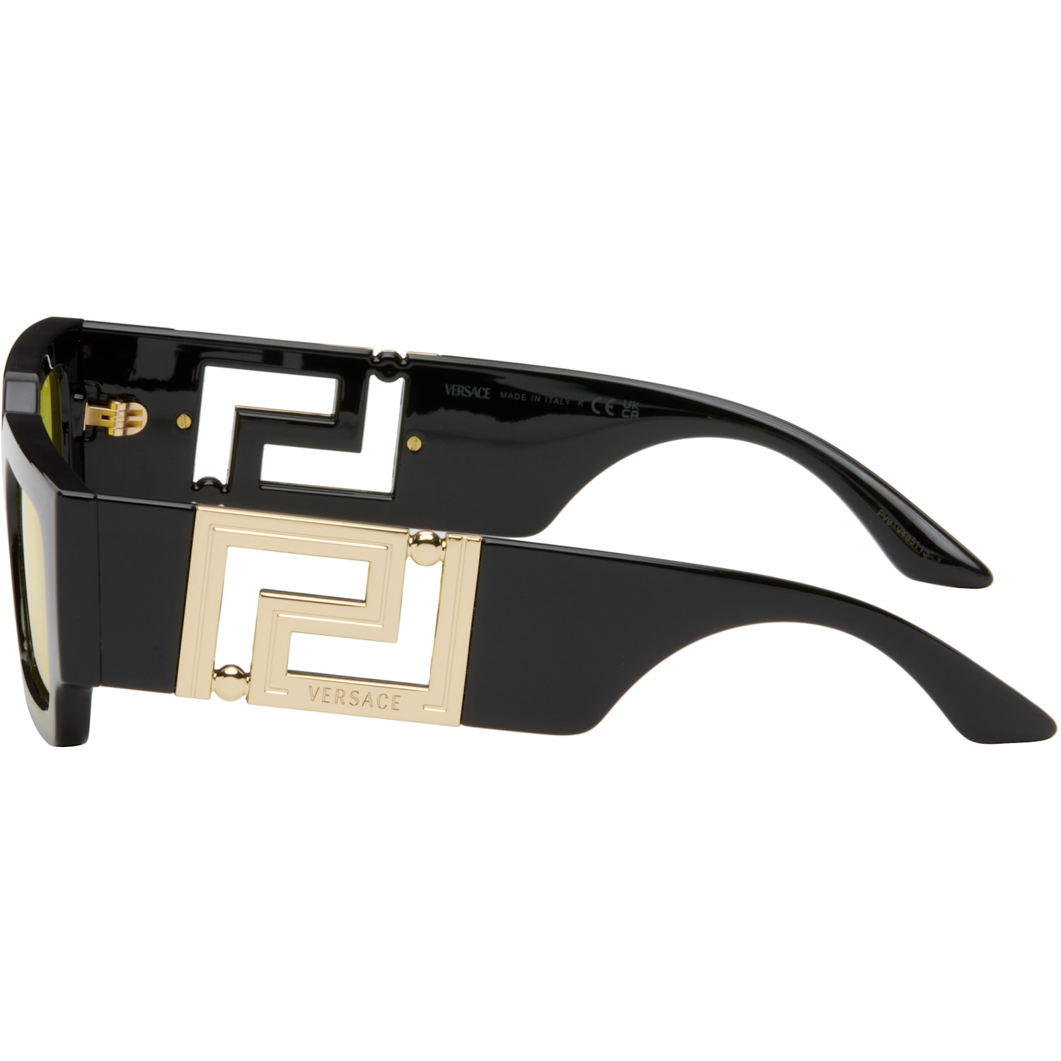  Versace Black Greca Maxi Sunglasses 