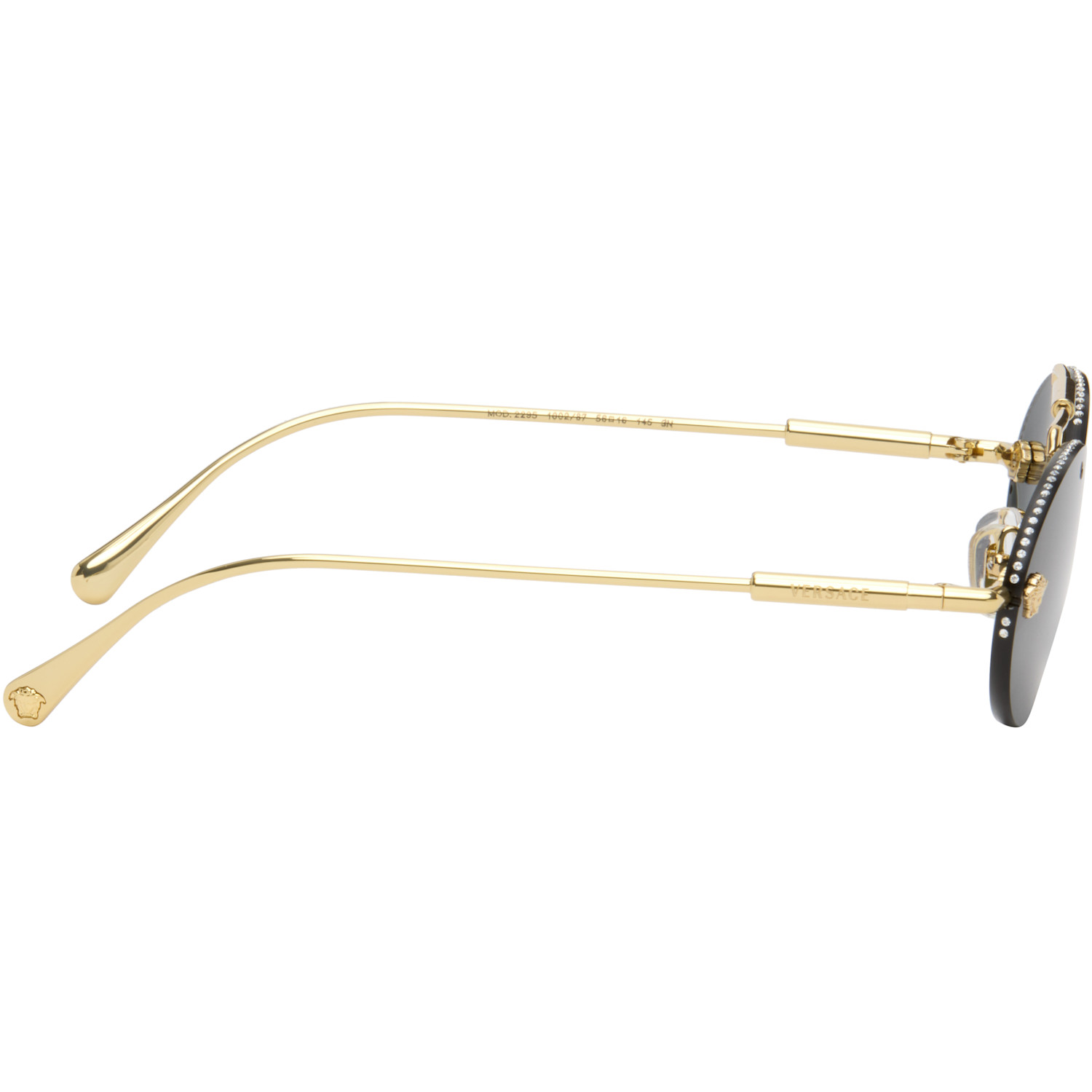  Versace Gold Medusa Sunglasses 
