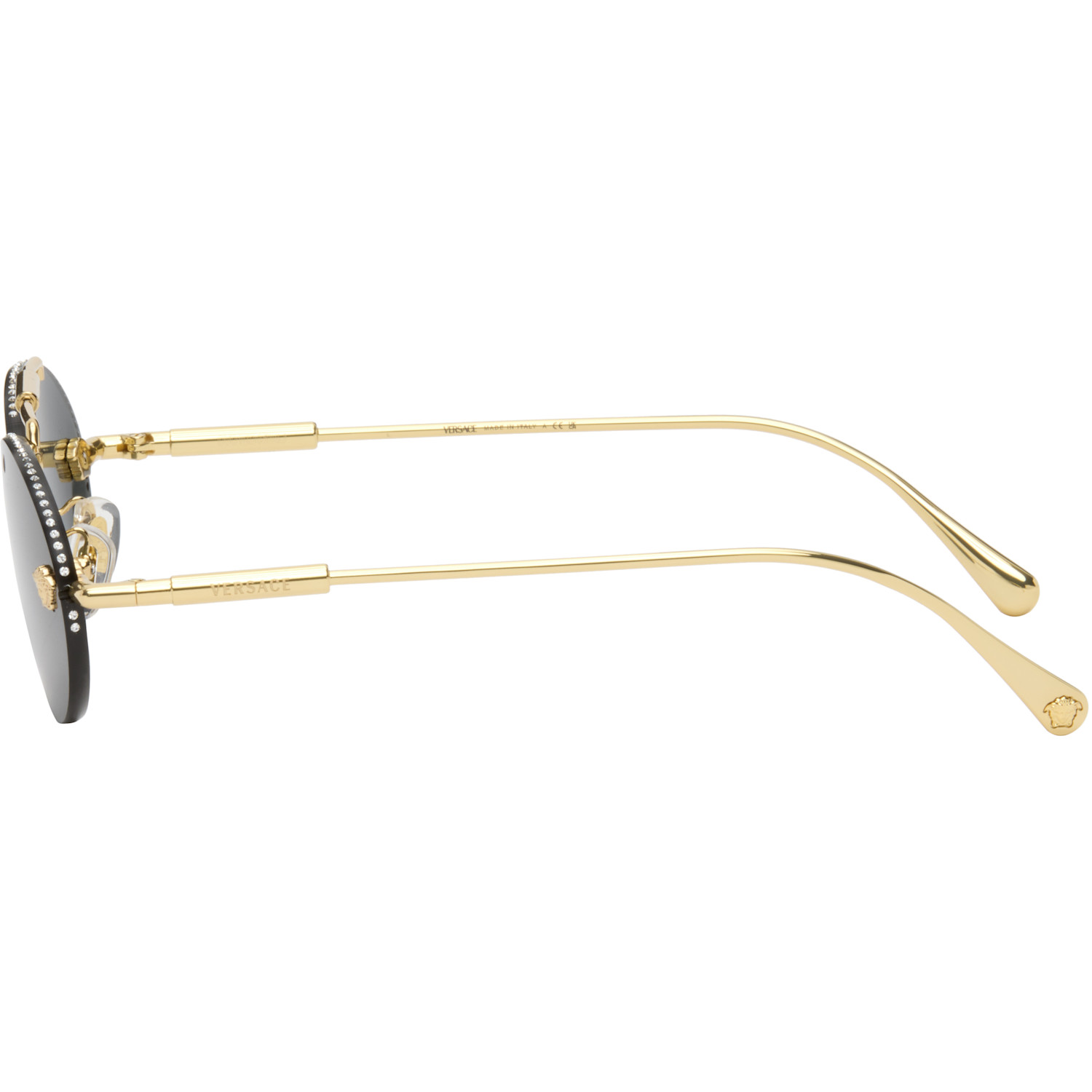 Versace Gold Medusa Sunglasses 