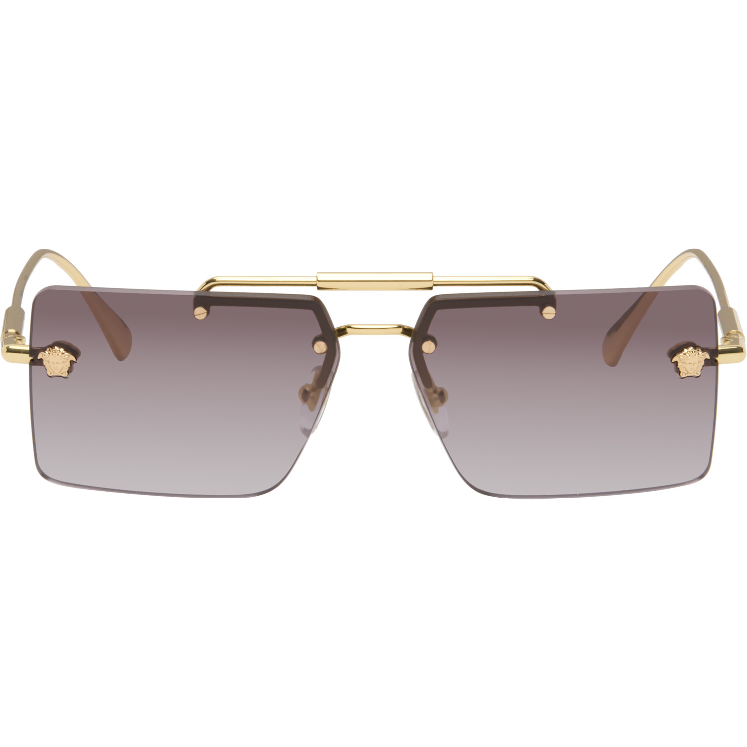 Versace Gold Medusa Sunglasses
