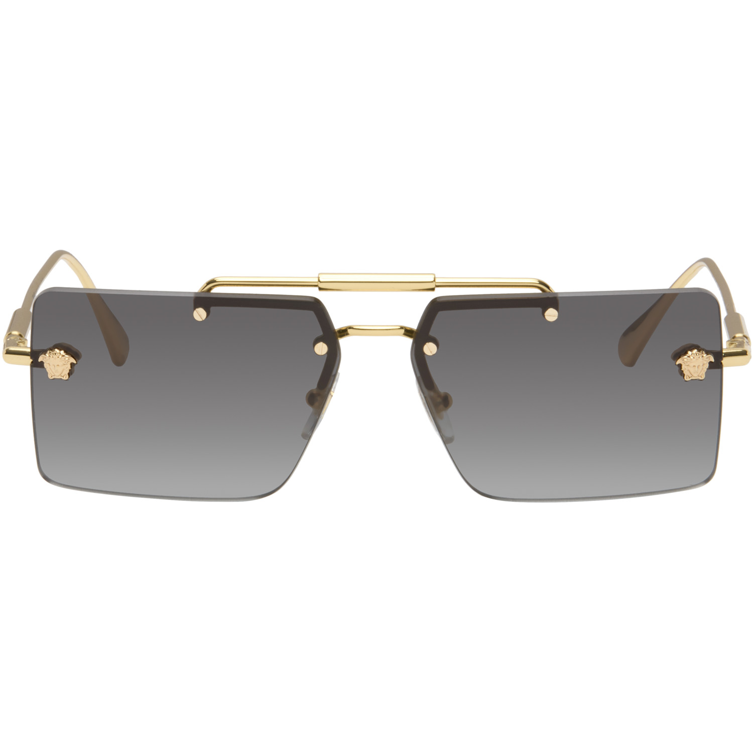 Versace Gold Medusa Sunglasses