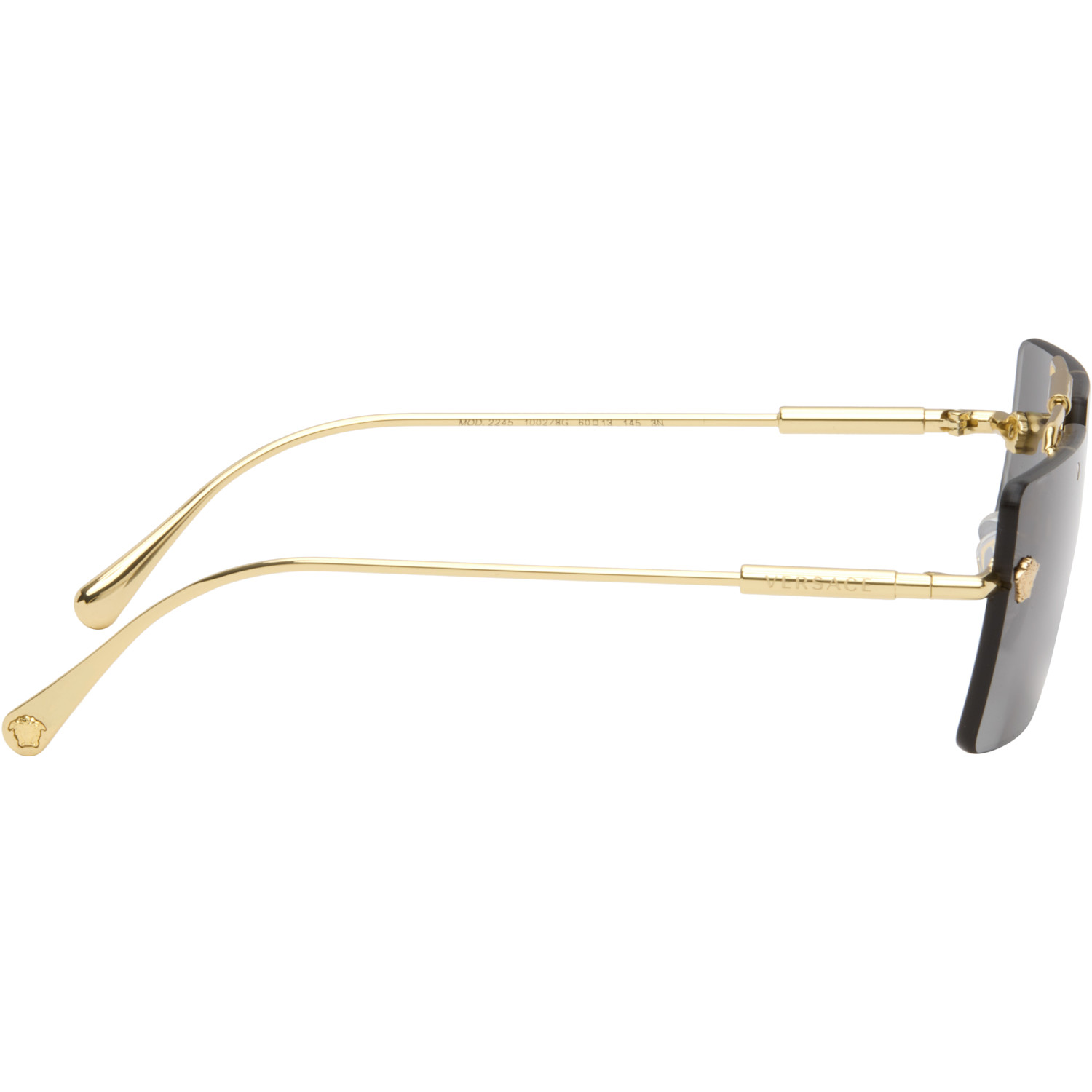  Versace Gold Medusa Sunglasses 