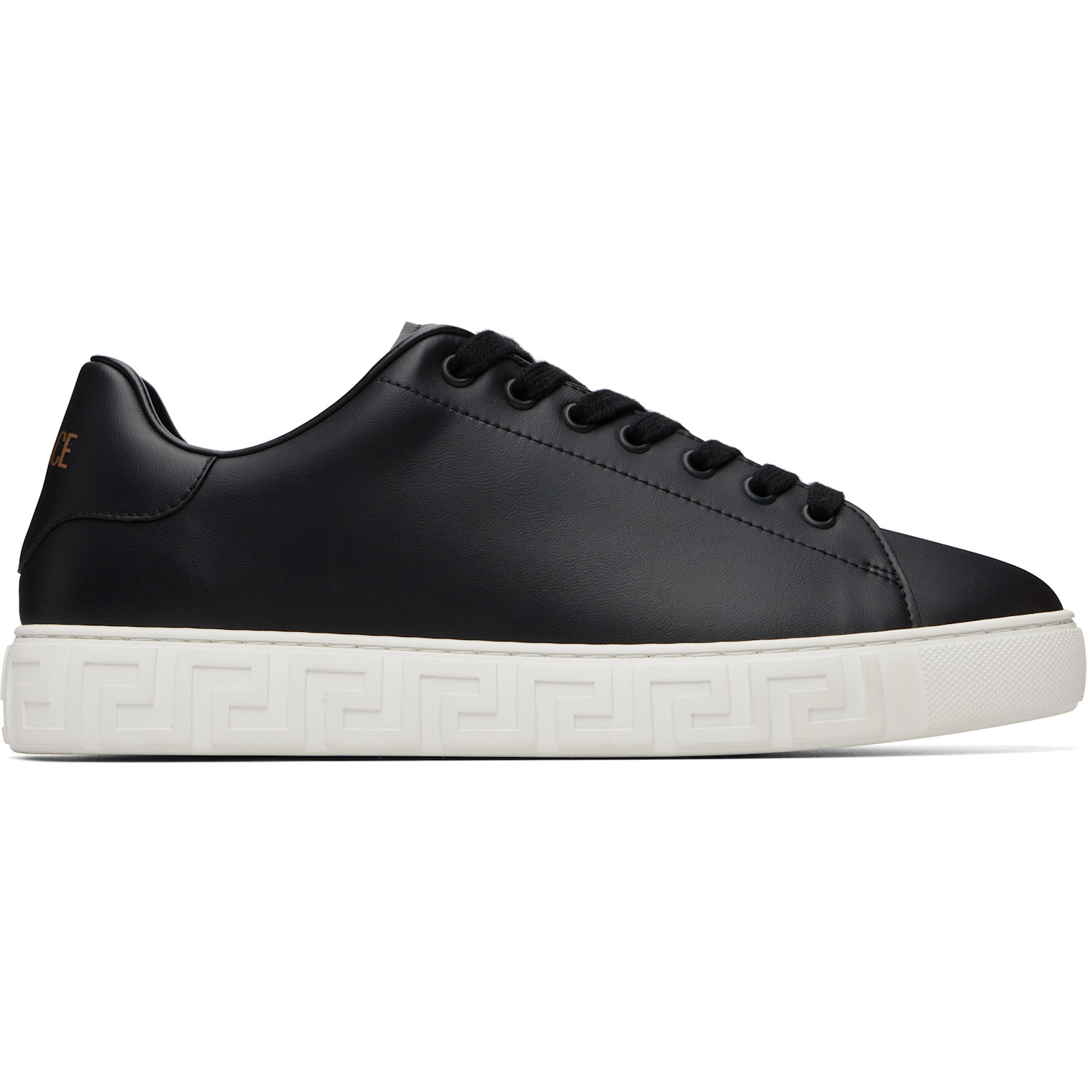 Versace Black Greca Nylon Sneakers