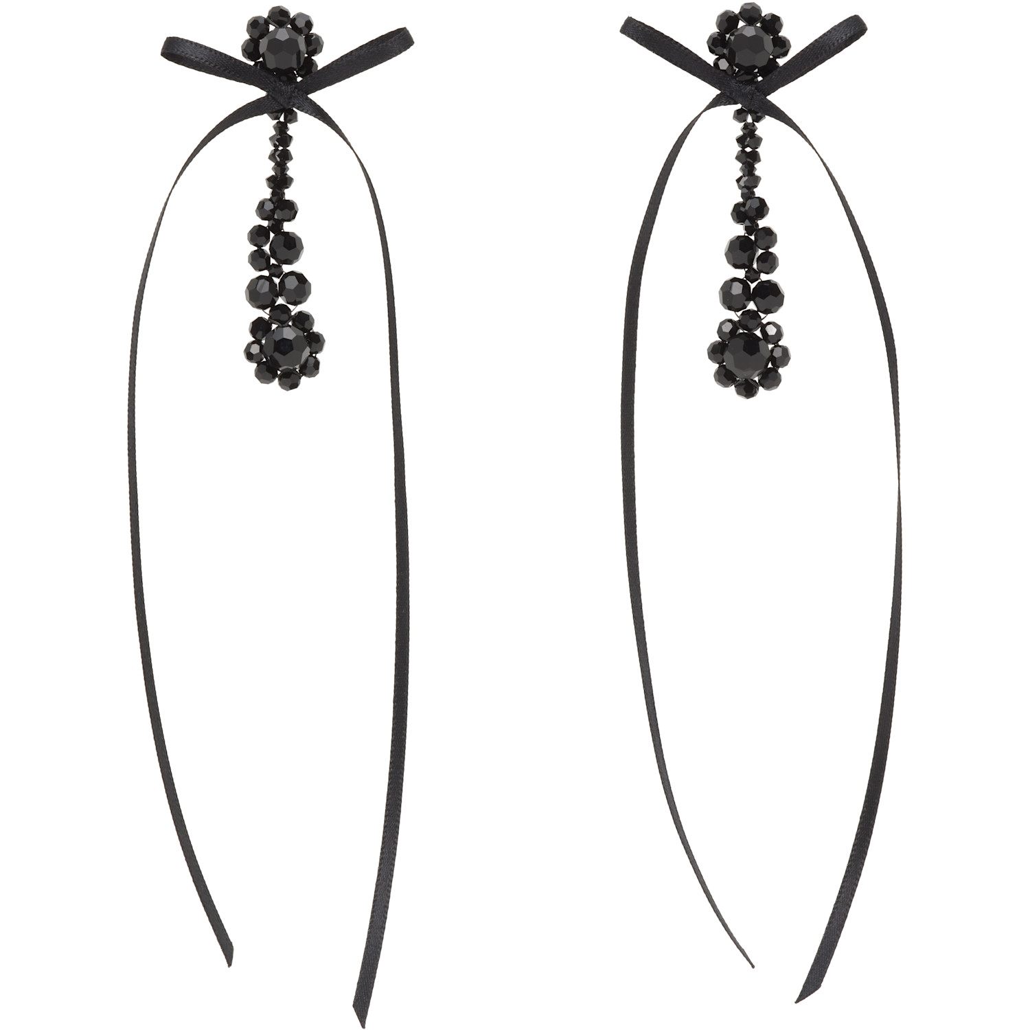 Simone Rocha Victorian Drip Bow Earrings