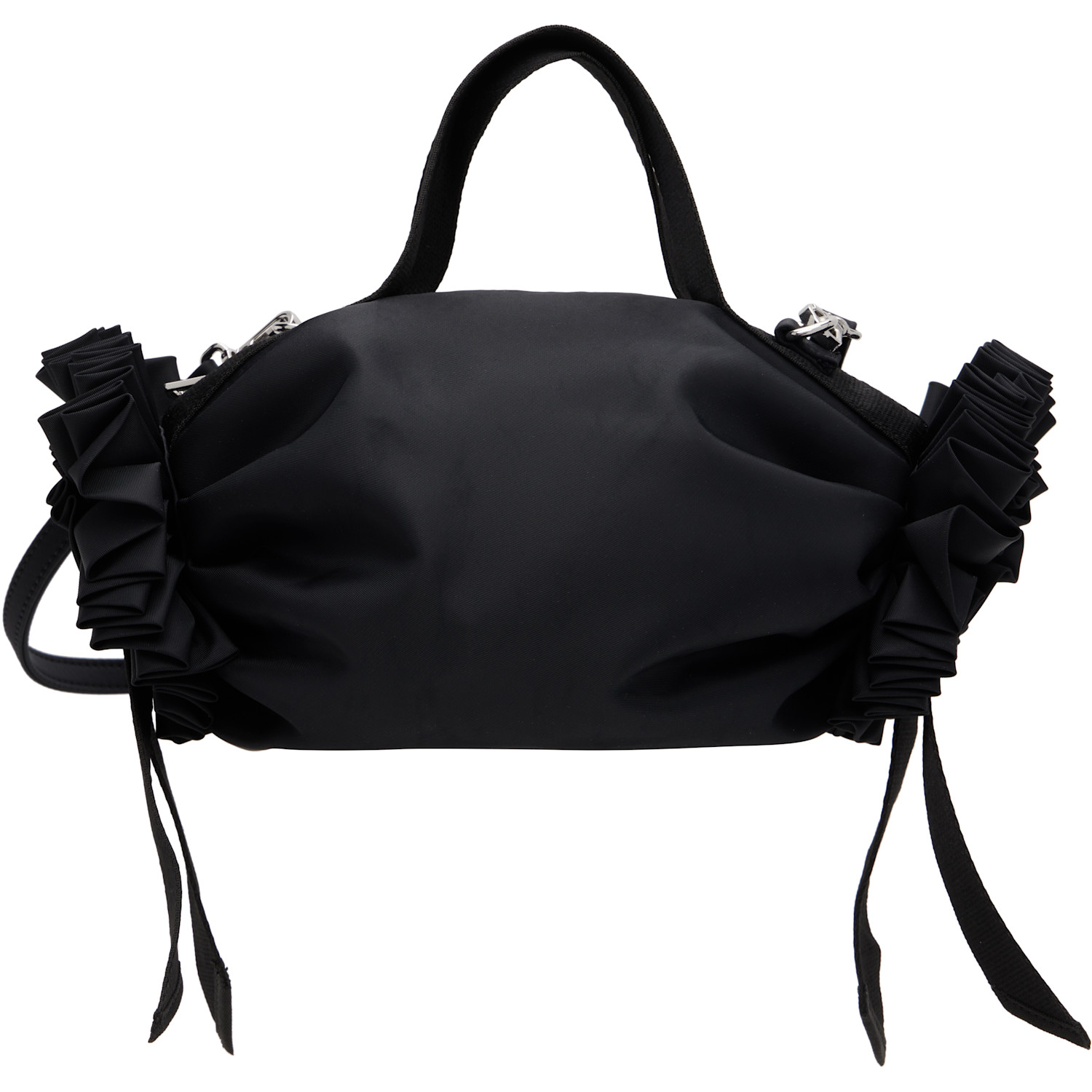 Simone Rocha Black Mini Double Ribbon Rosette Bag