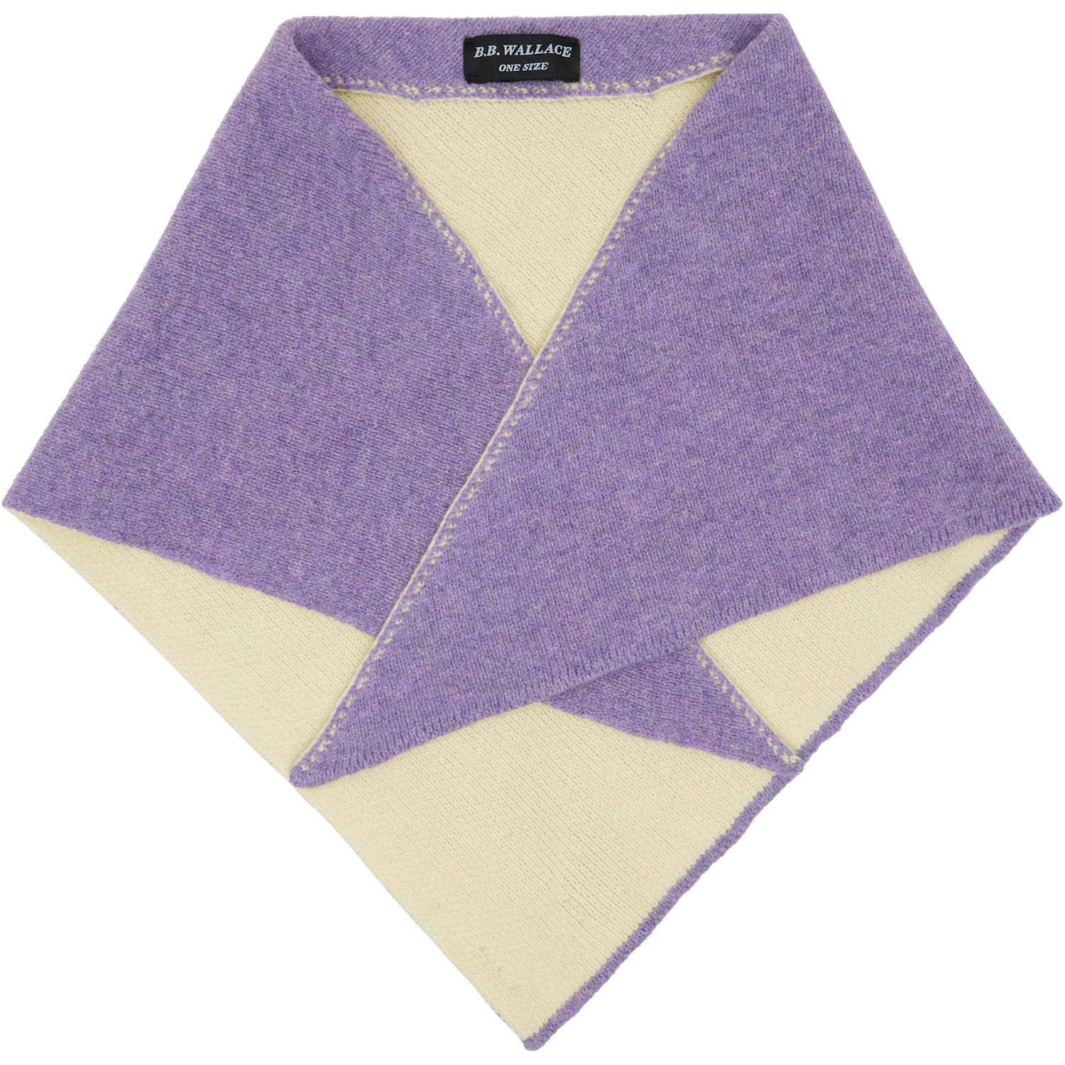 B.B. Wallace Purple & Yellow Adams Bandana Scarf