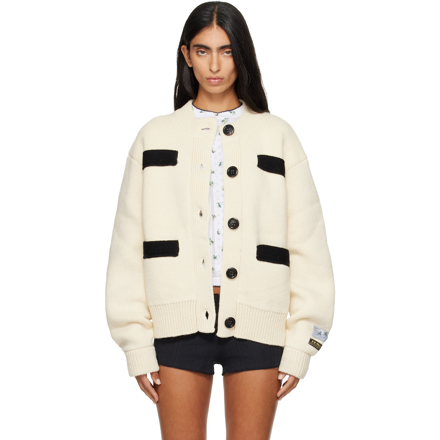 B.B. Wallace Beige & Black Goldin Jacket