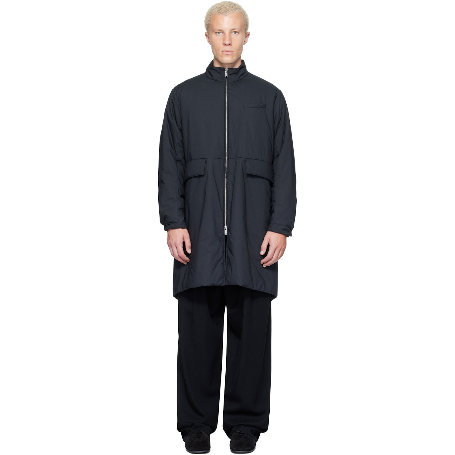 UNDERCOVER Black Cindy Sherman Stand Collar Coat