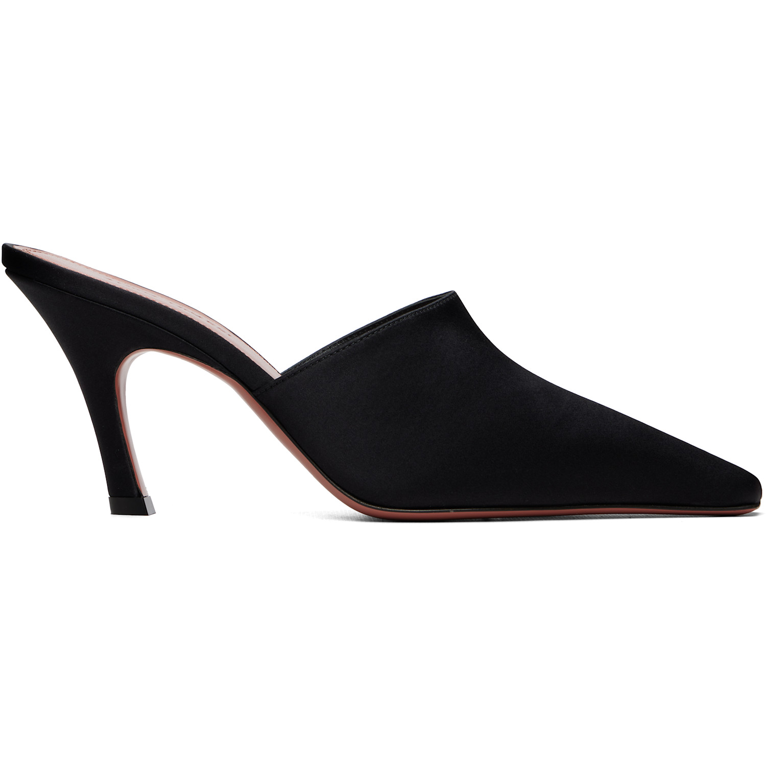Amina Muaddi Black Jamie Mule Heels