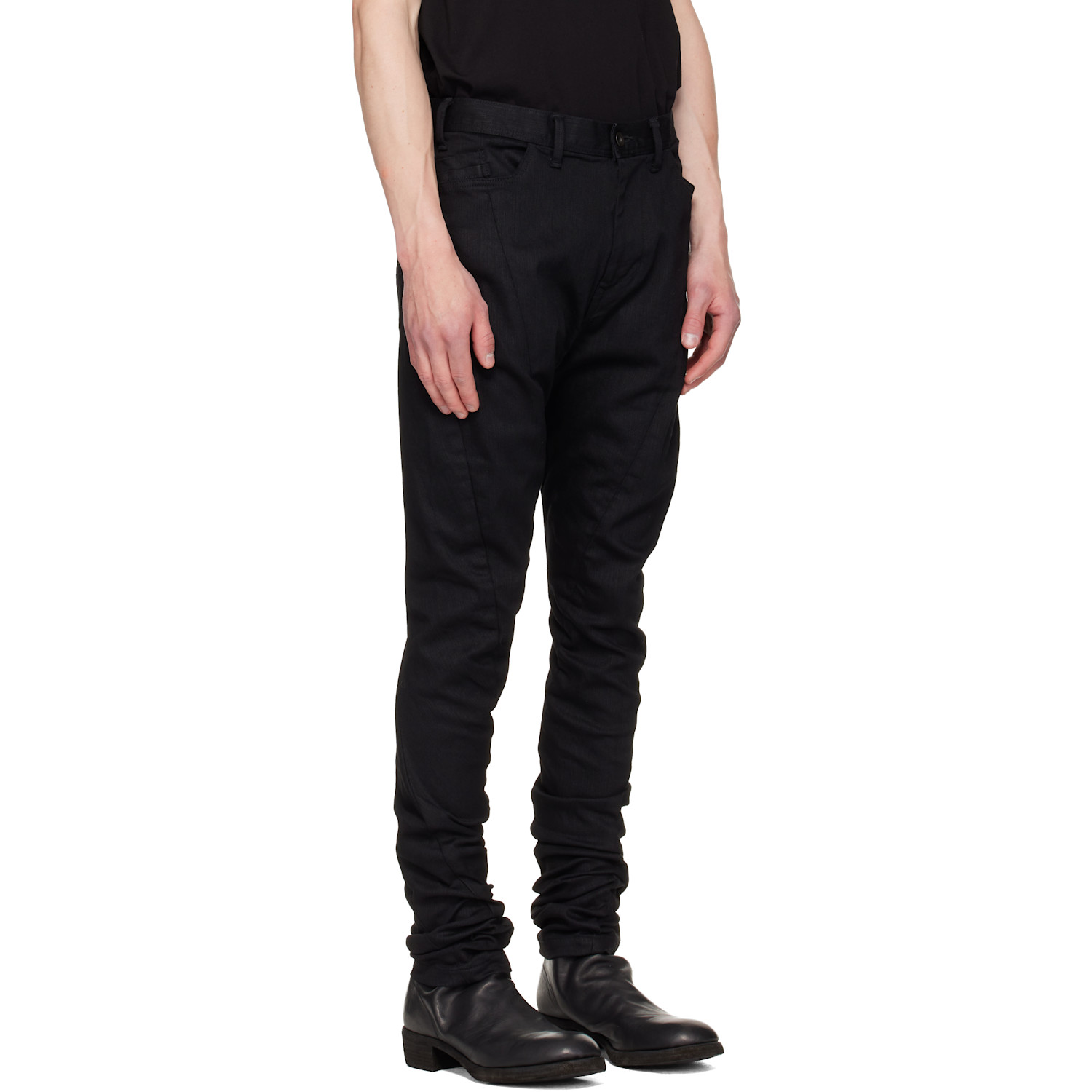  Julius Black Bending Skinny Jeans 
