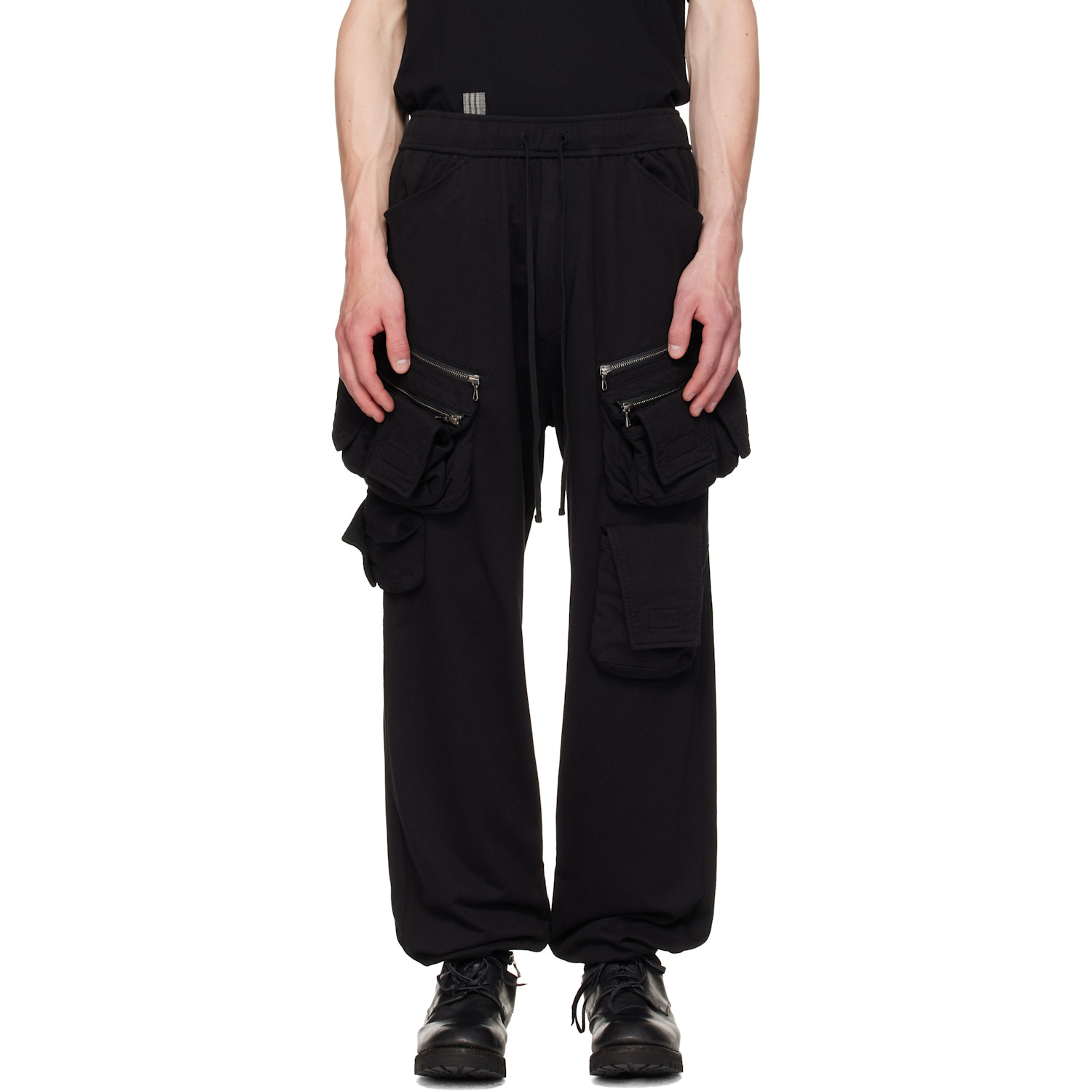 Julius Black Tactical Jogger Cargo Pants