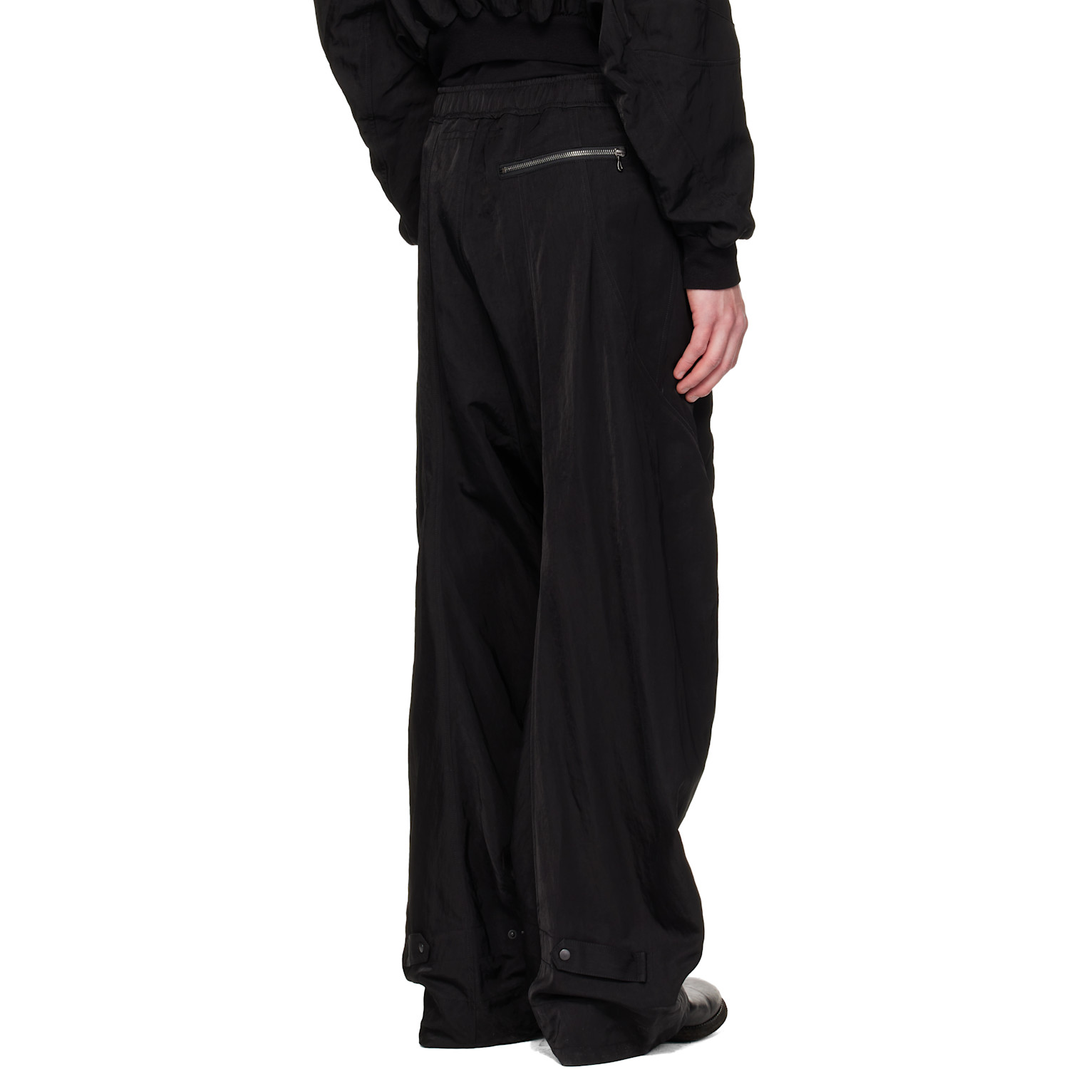  Julius Black Tourer Wide Trousers 