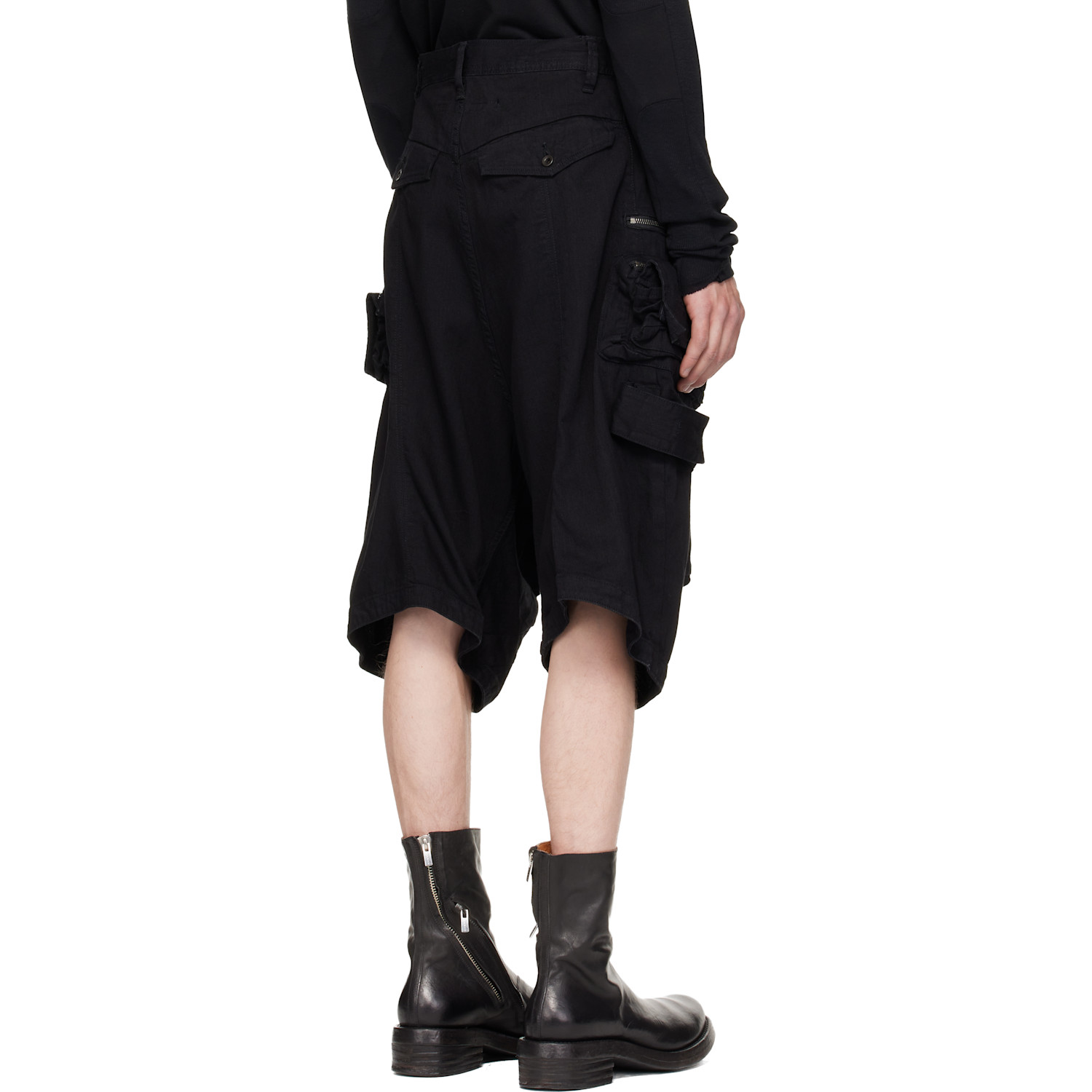  Julius Black Tactical Kite Shorts 