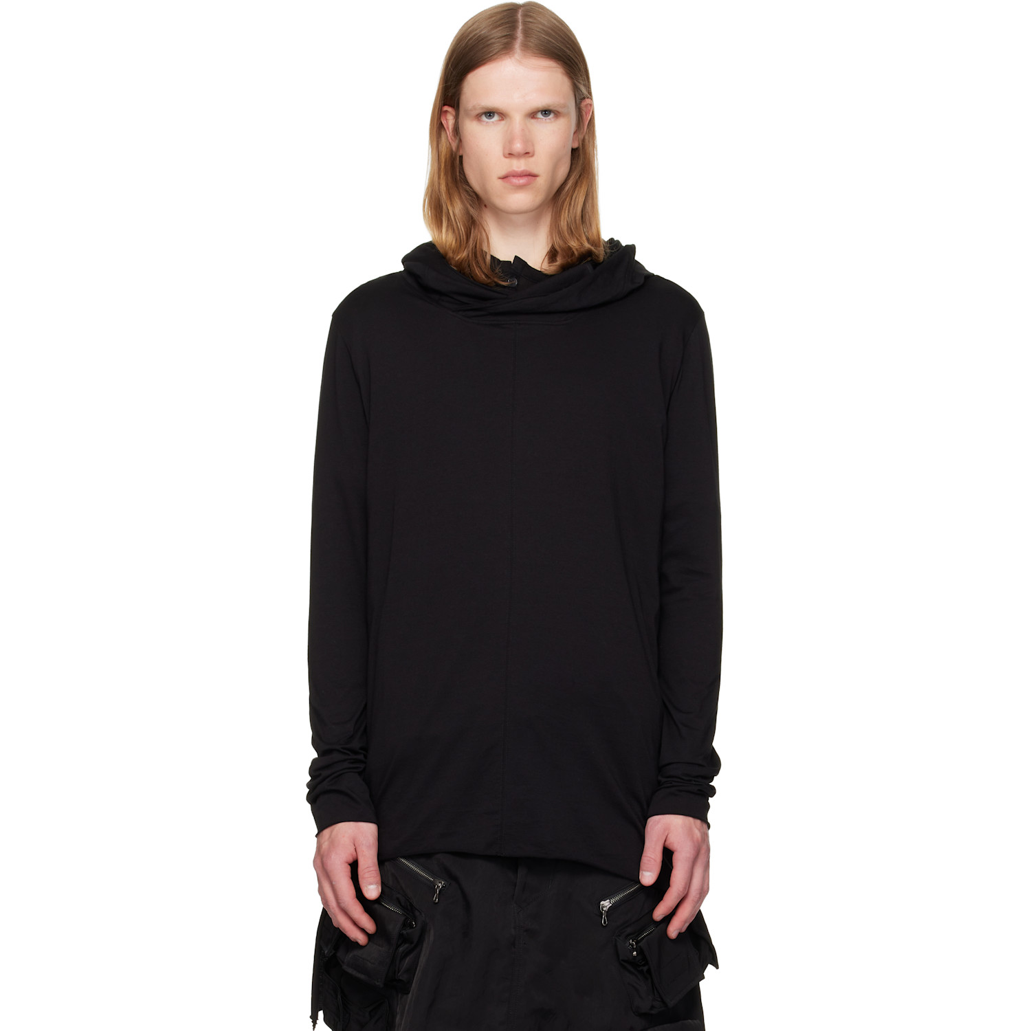 Julius Black Top Hoodie